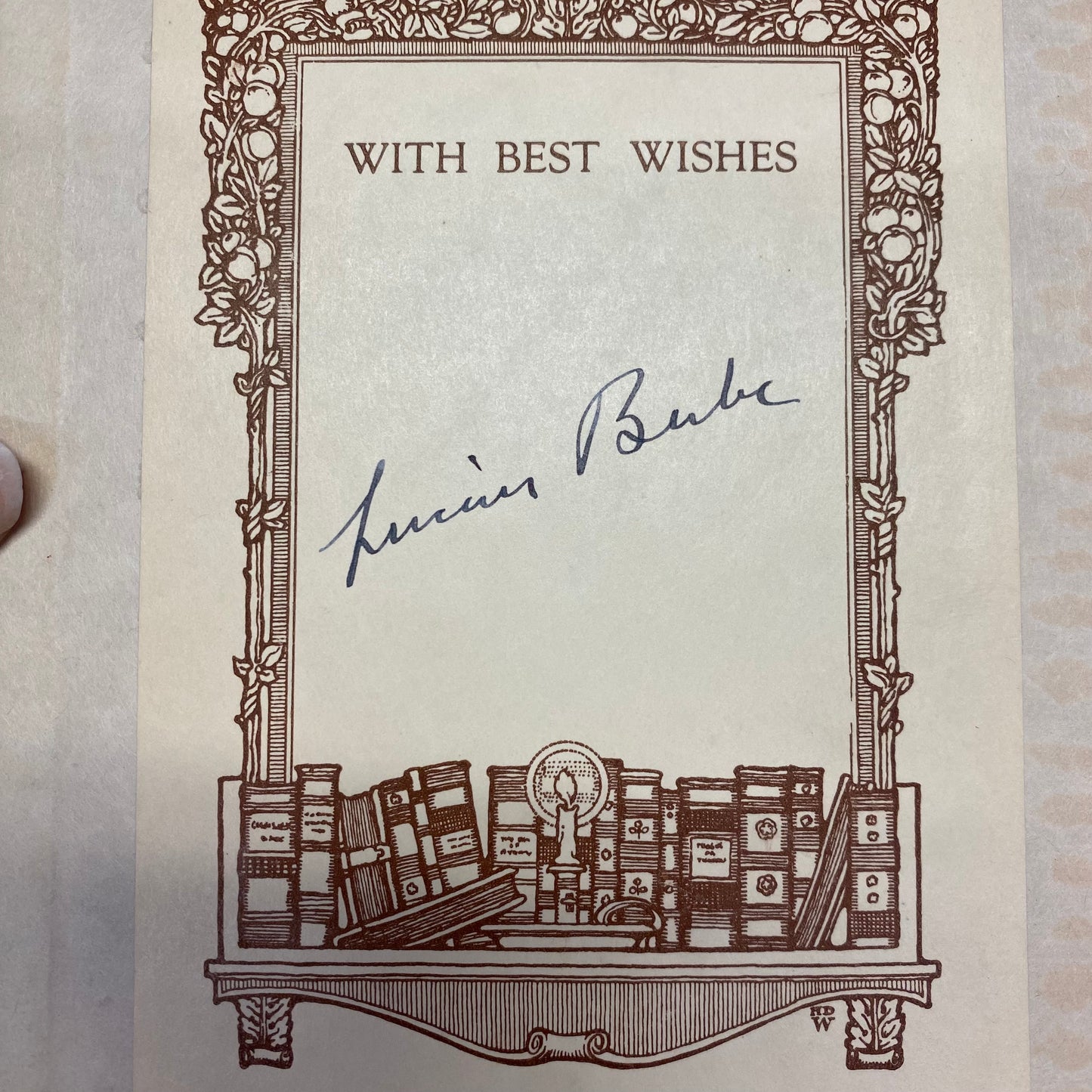 Snoot If You Must - Lucius Beebe - Signed - 1943