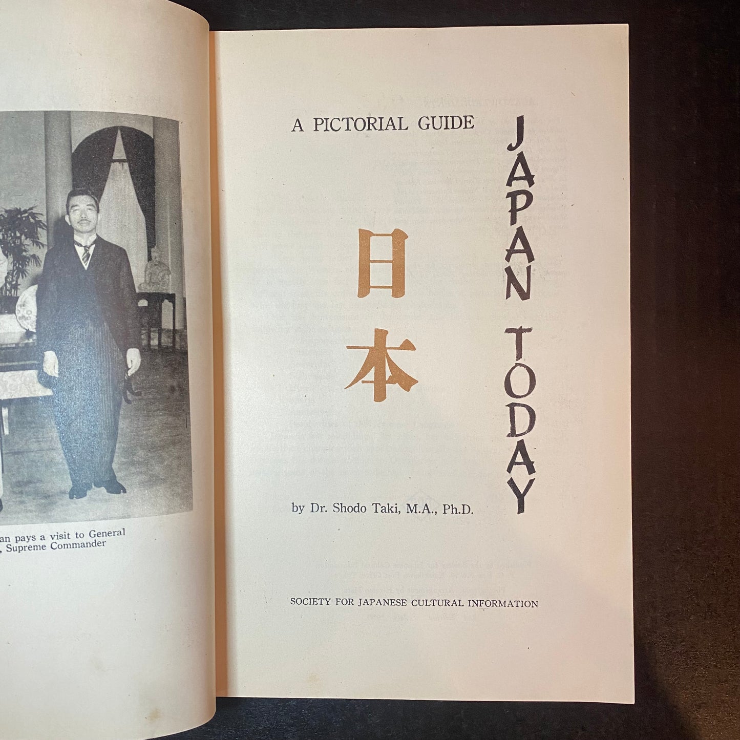 Japan Today: A Pictorial Guide - Dr. Shodo Taki - 2nd Edition - 1950