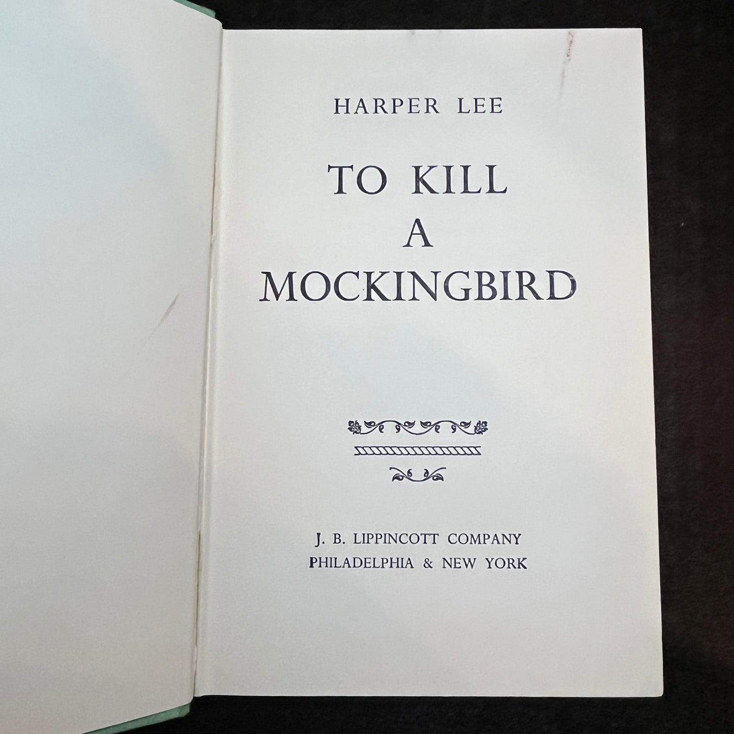 To Kill A Mockingbird - Harper Lee - 14th Printing - 1960