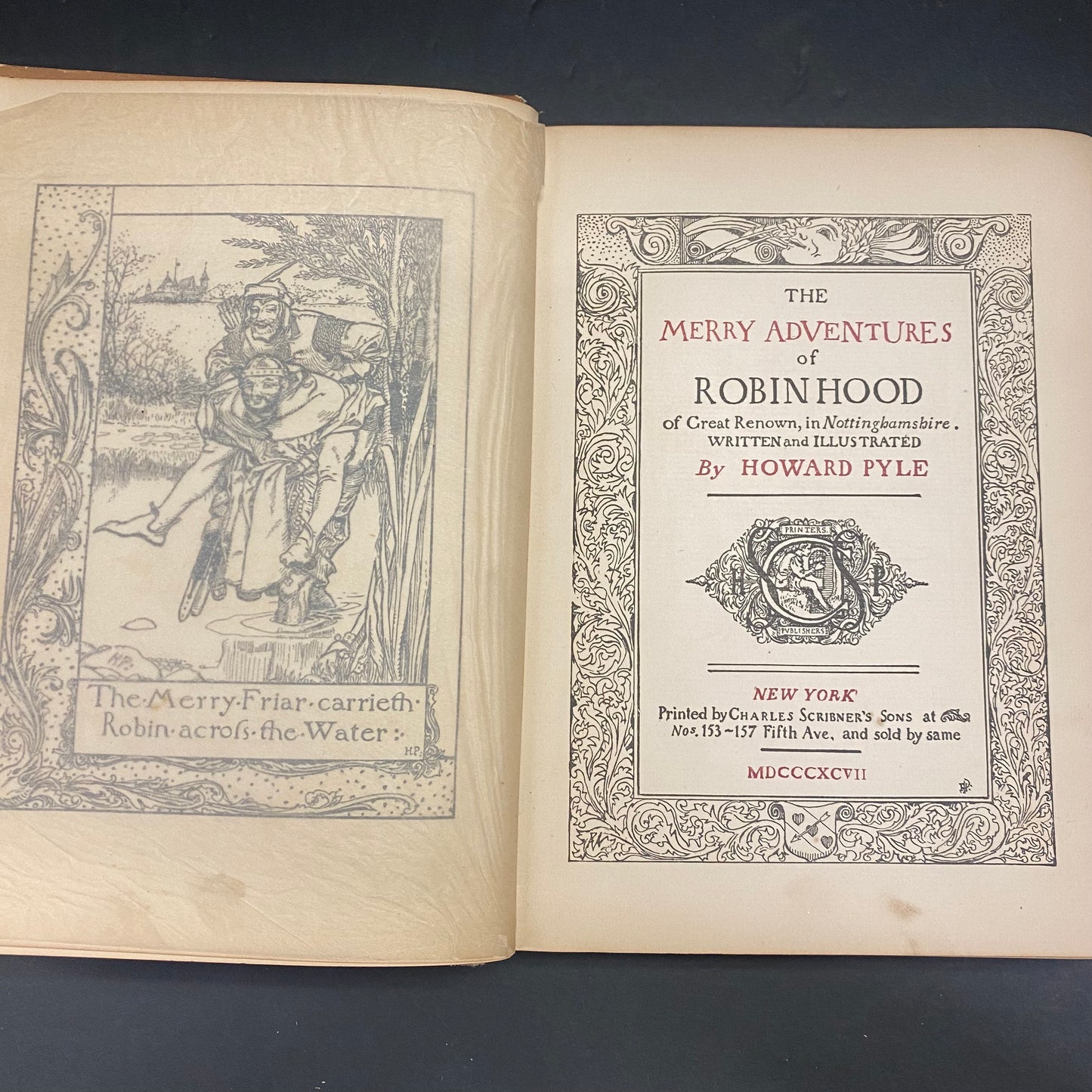 The Merry Adventures of Robin Hood - Howard Pyle - Very Early Edition - 1897