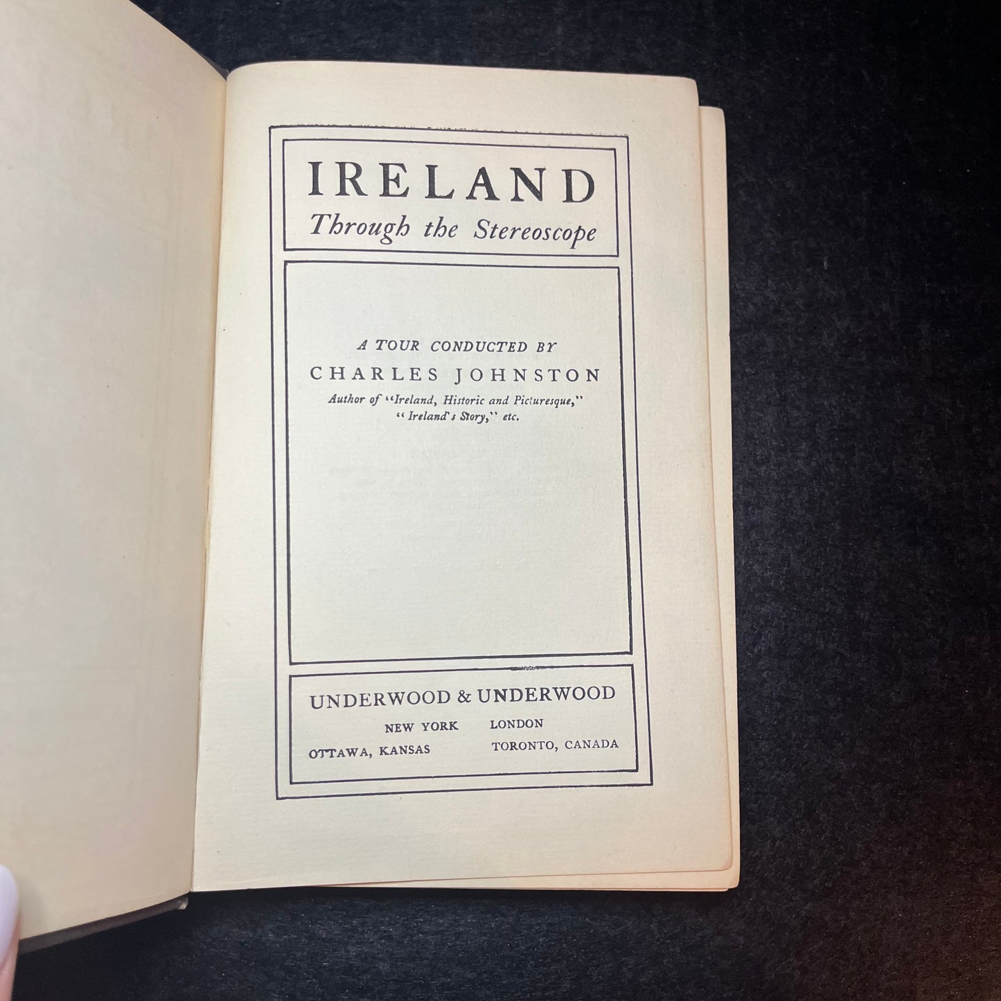 Ireland Through the Stereoscope - Charles Johnston - 1907