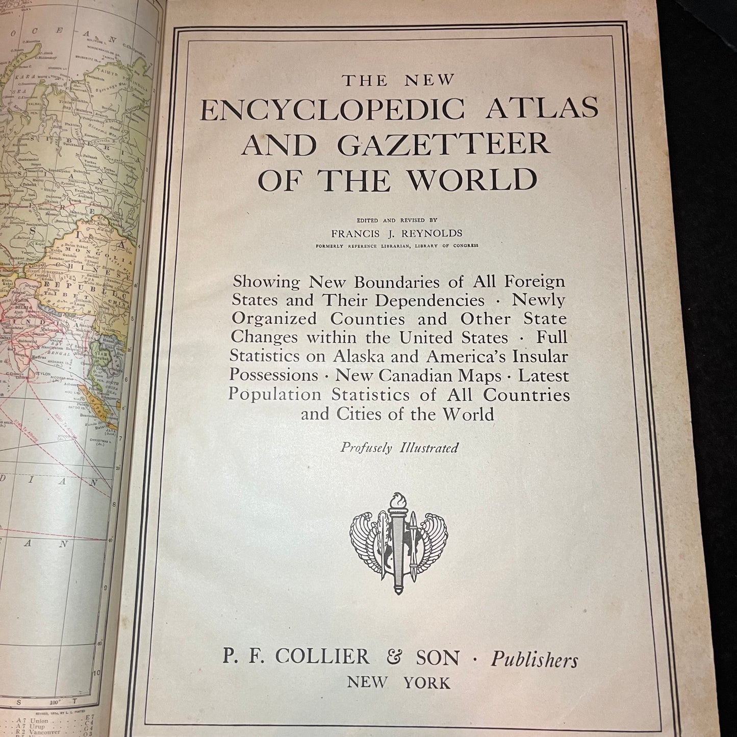 The New Encyclopedic Atlas and Gazetteer of the World - Francis J. Reynolds - 1914