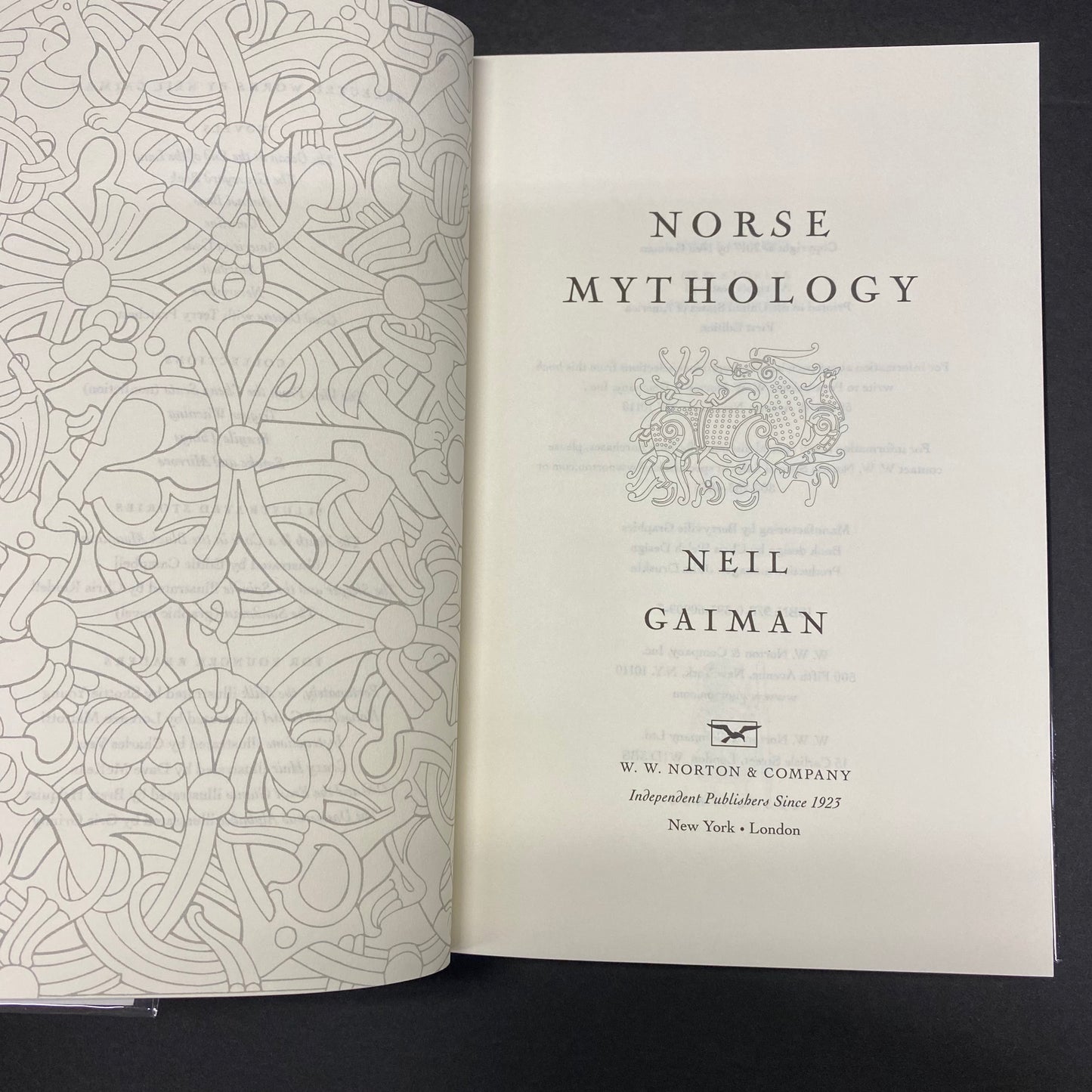 Norse Mythology - Neil Gaiman - Signed - 1st Edition - 2017