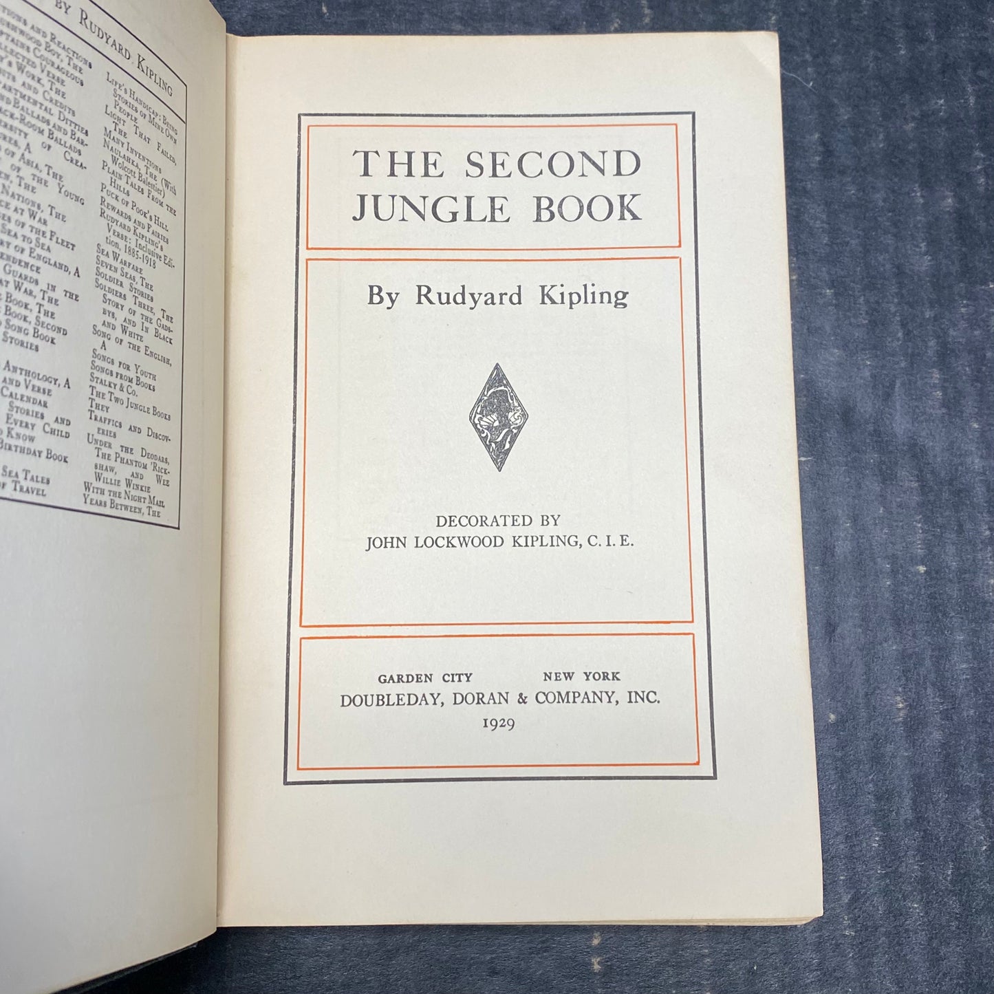 The Second Jungle Book - Rudyard Kipling - 1929