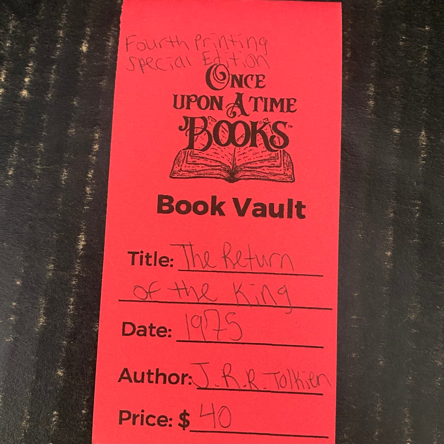 The Return of the King - J.R.R. Tolkien - Fourth Printing - Special Edition - 1975