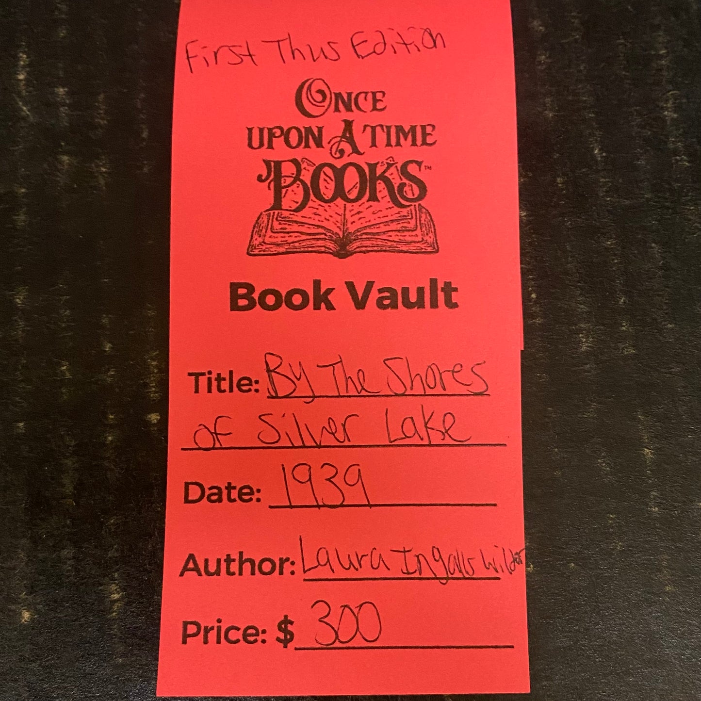 By The Shores Of Silver Lake - Laura Ingalls Wilder - First Thus Edition - 1939