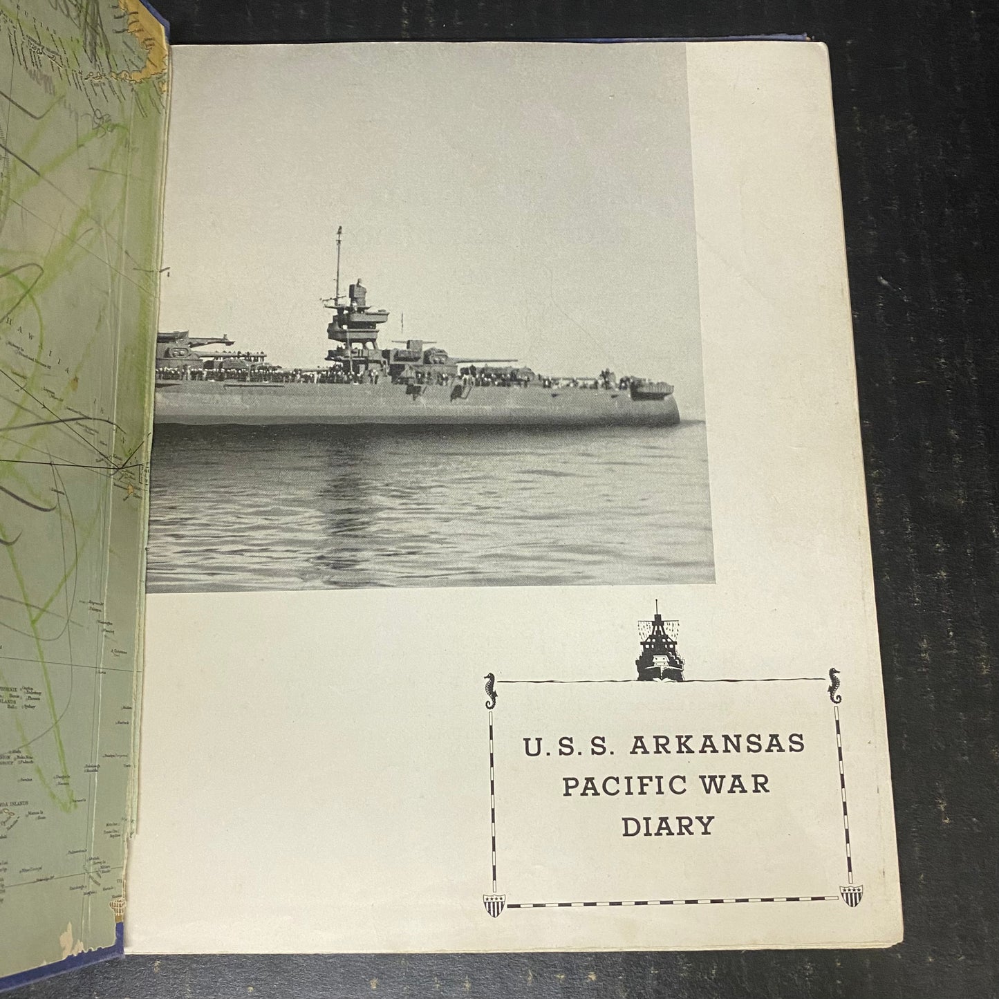 U.S.S. Arkansas Pacific War Diary - Lieutenant H.A. Wilson - 1945