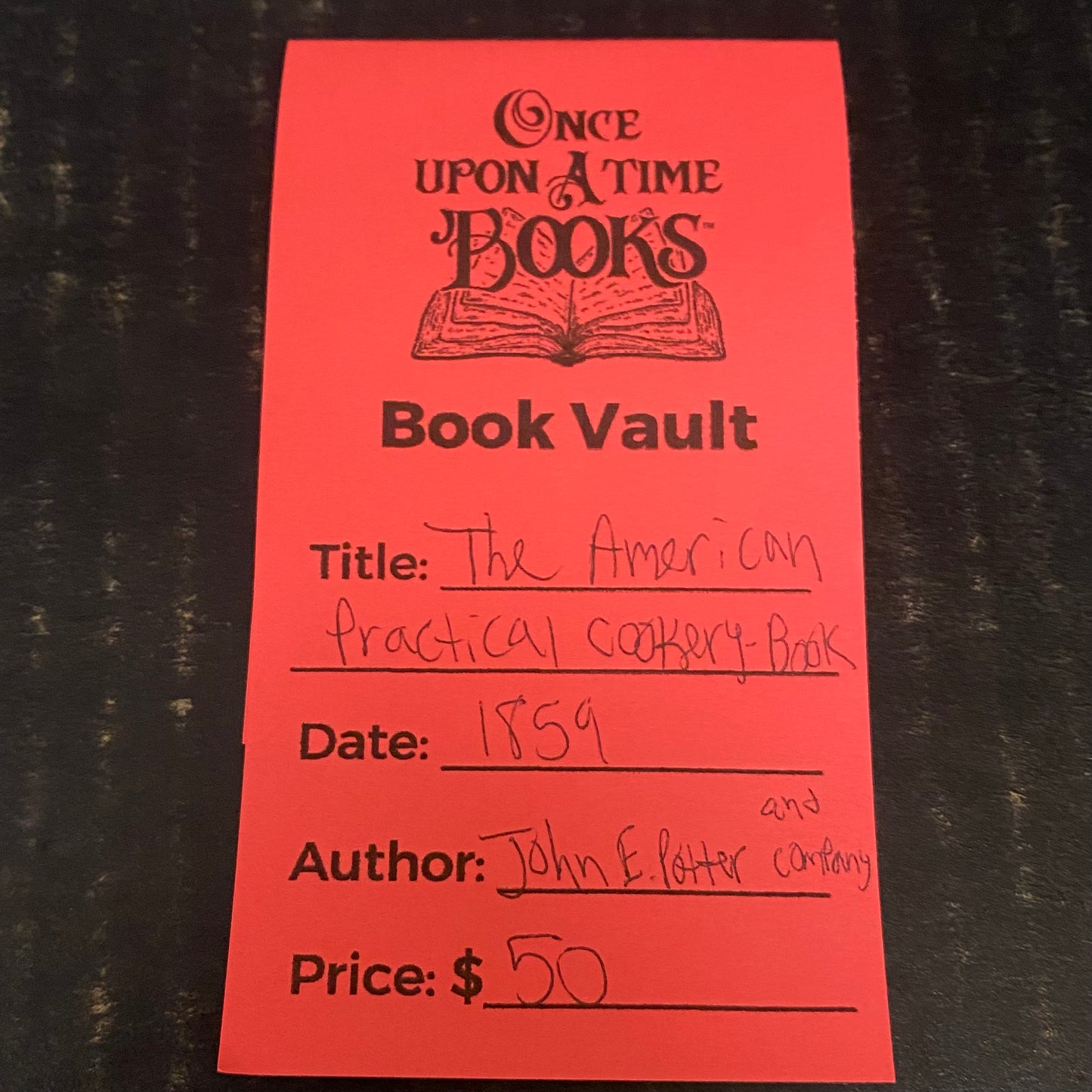 The American Practical Cookery-Book - John E. Potter and Company - 1859