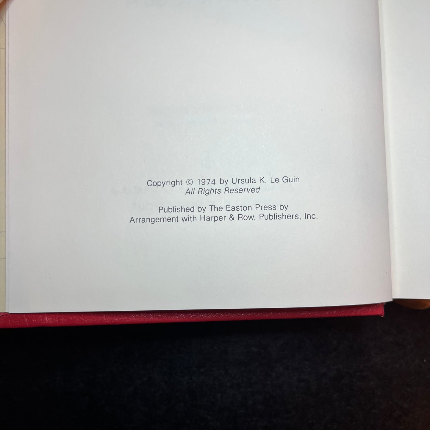 The Dispossessed - Ursula K. Le Guin - 1st Thus Edition - 1974