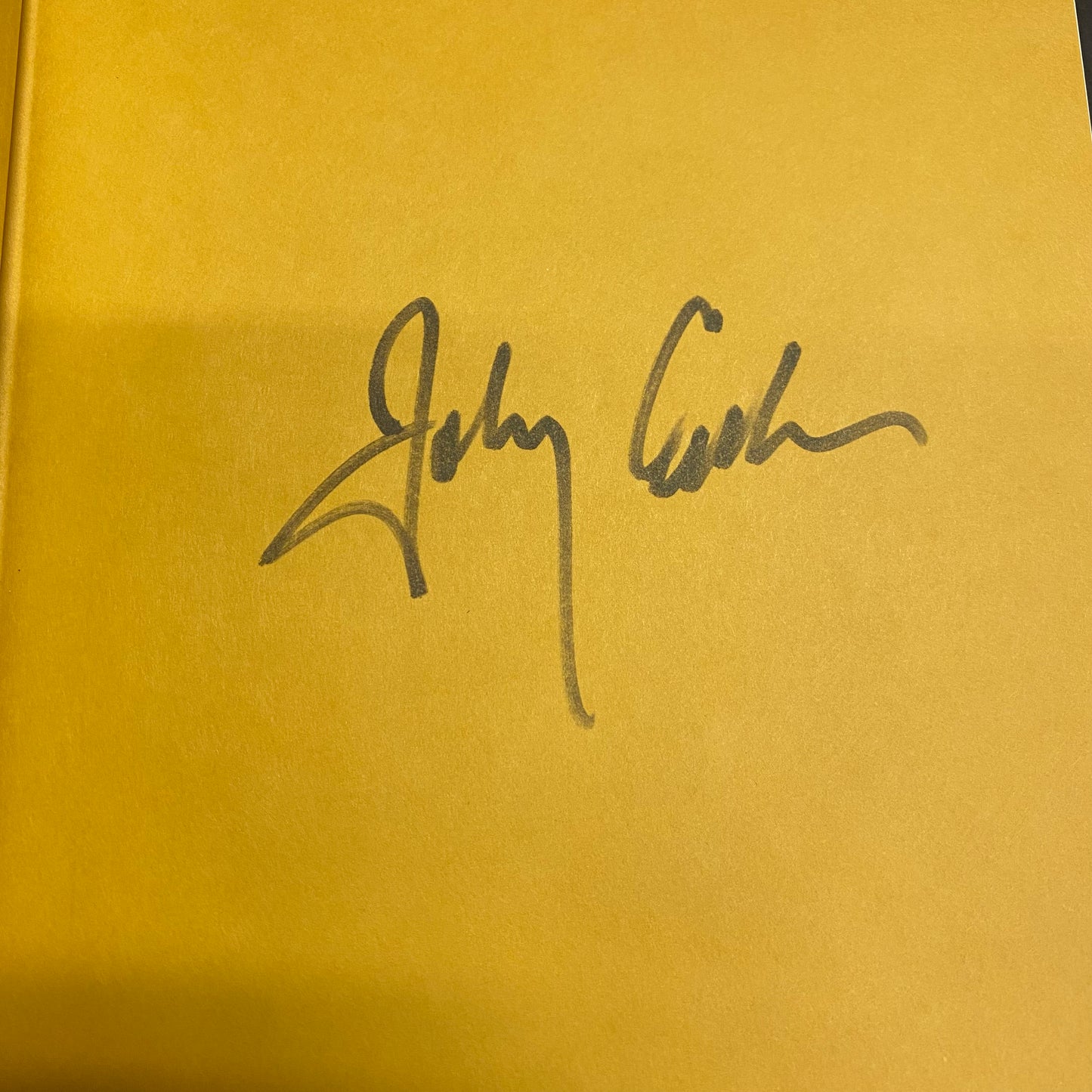 Man in White - Johnny Cash - 1st Edition - Signed - 1986