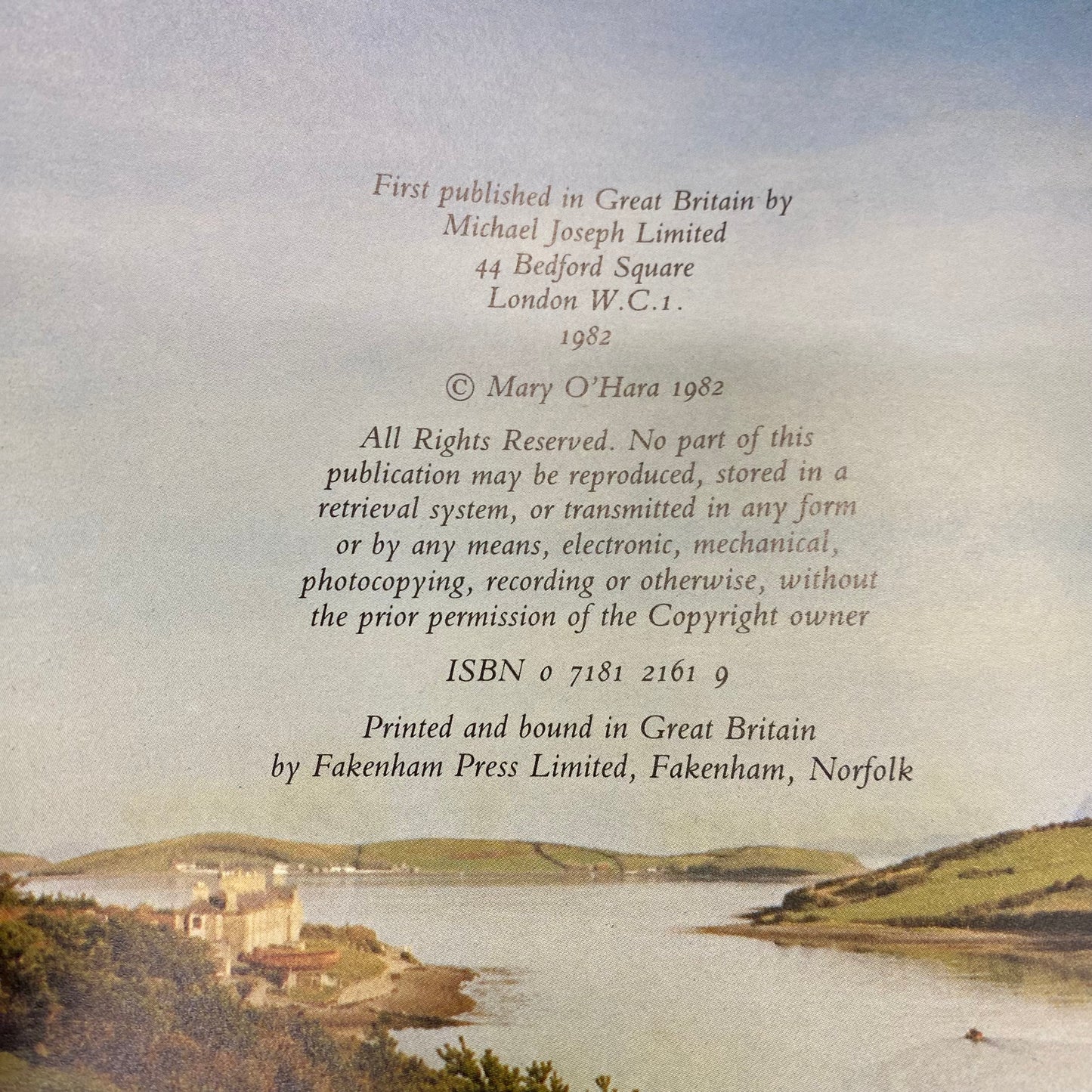 A Song for Ireland - Mary O'Hara - Signed - 1982