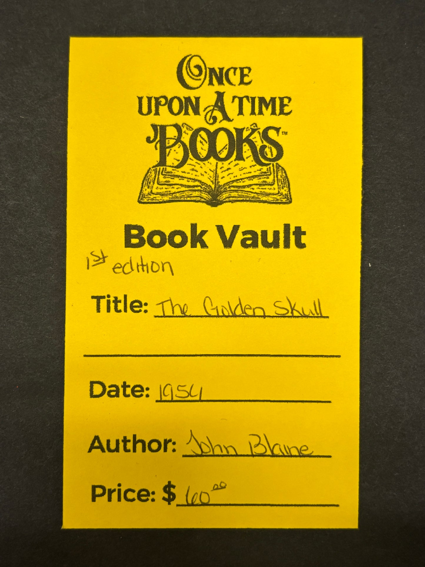 The Golden Skull - John Blaine - 1st Edition - 1954