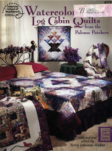 Watercolor Log Cabin Quilts From the Palouse Patchers