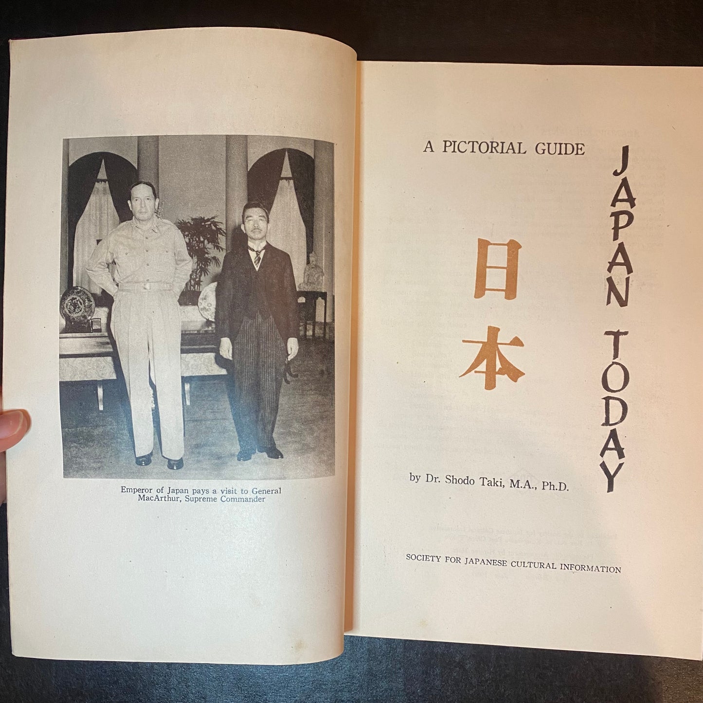 Japan Today: A Pictorial Guide - Dr. Shodo Taki - 2nd Edition - 1950