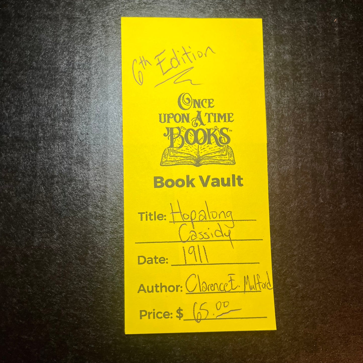 Hopalong Cassidy - Clarence E. Mulford - 6th Edition - 1911