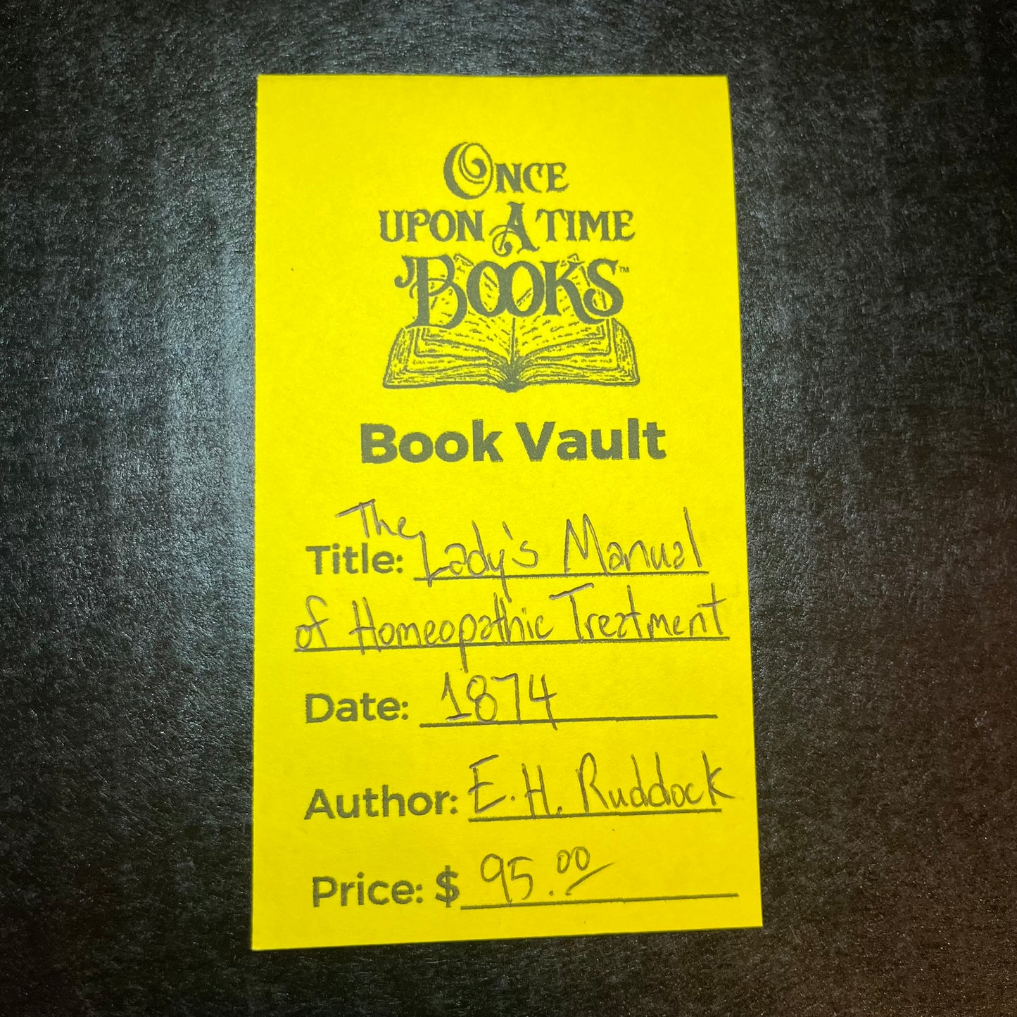 The Lady's Manual of Homeopathic Treatment - E.H. Ruddock - 1874