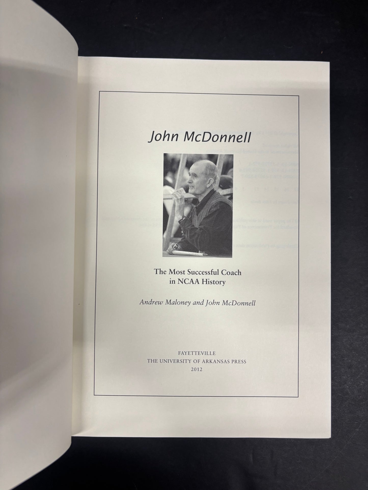 John McDonnell - Andrew Maloney and John McDonnell - Signed - 2013
