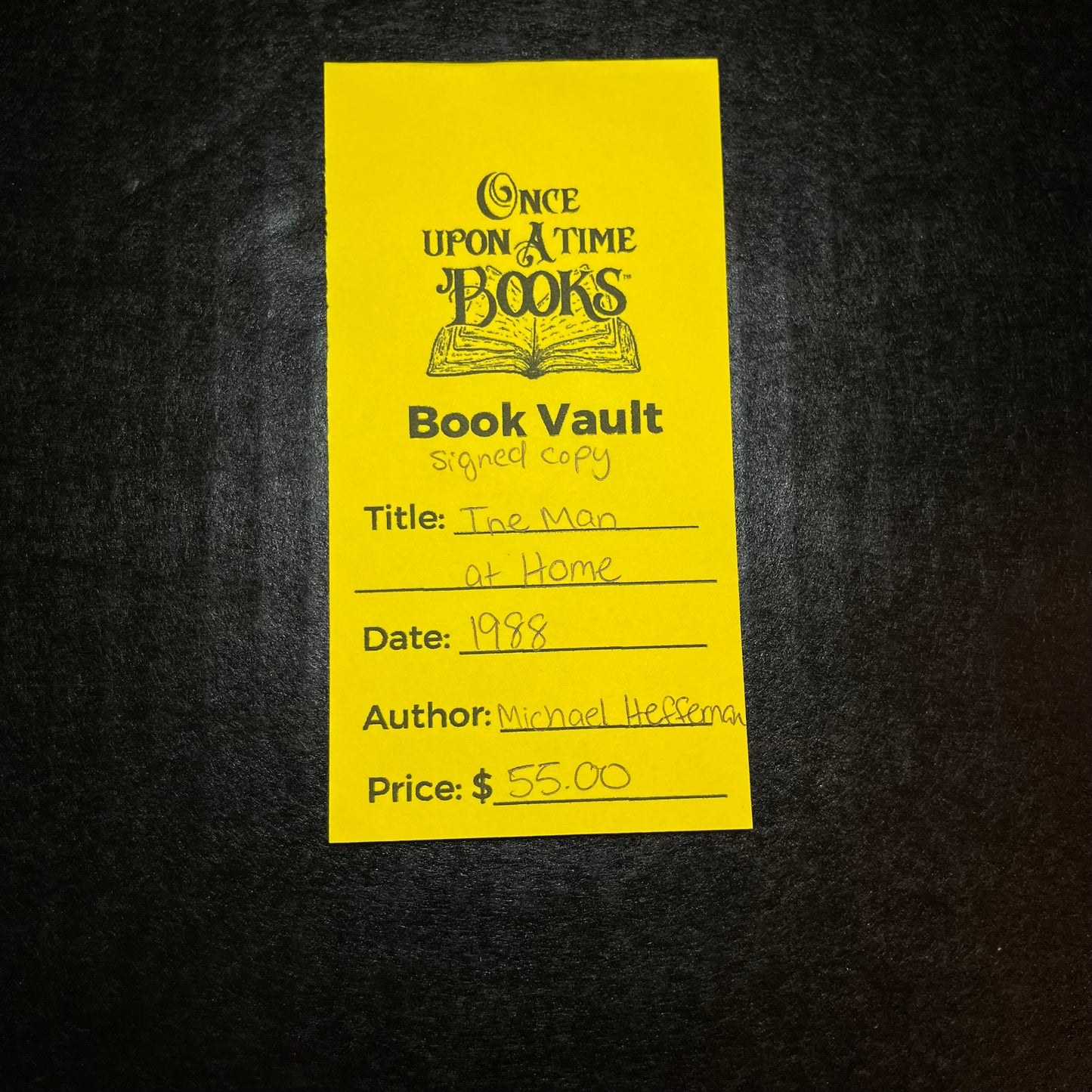 The Man at Home - Michael Heffernan - Signed Copy - 1988