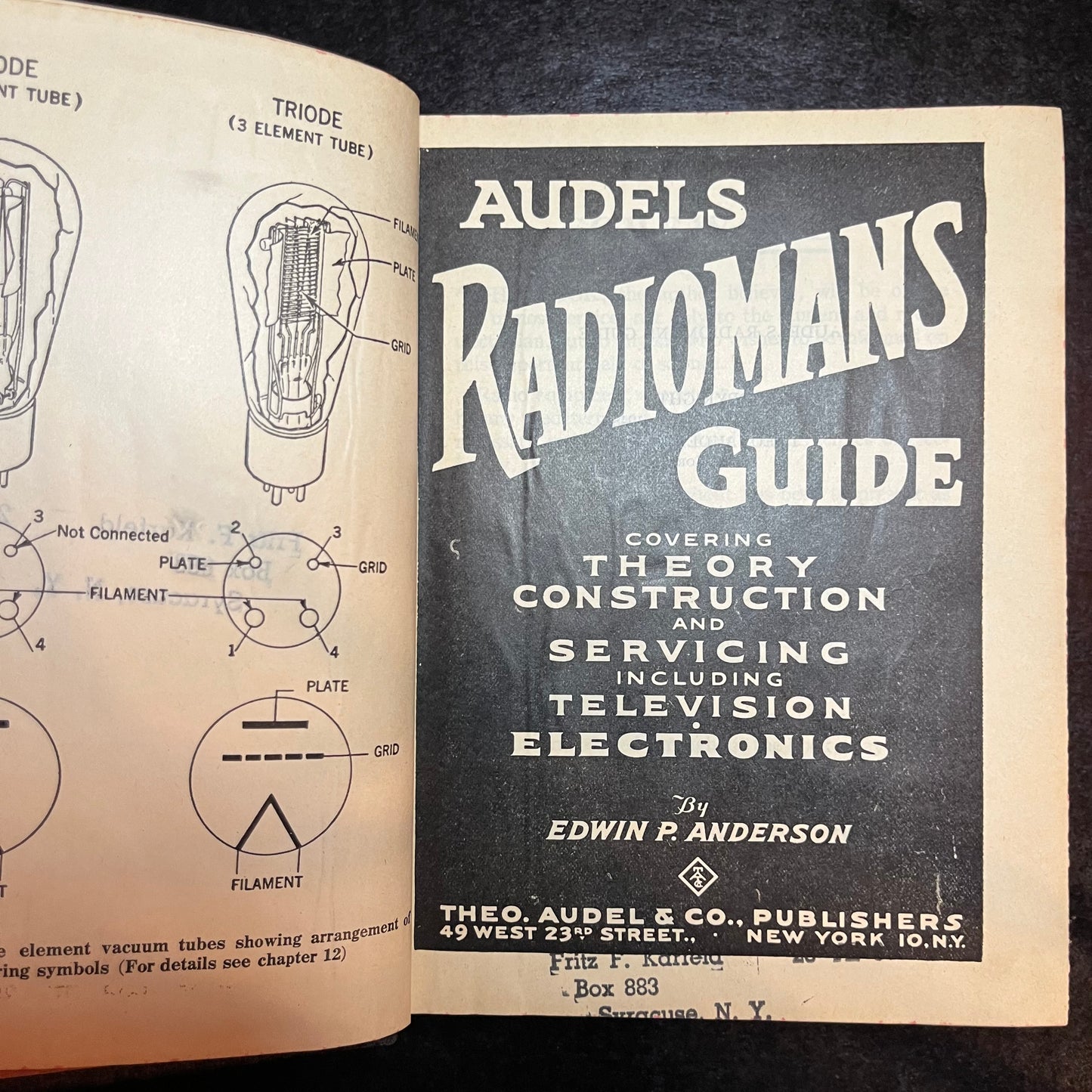 Audels Radiomans Guide - Edwin P. Anderson - 1948