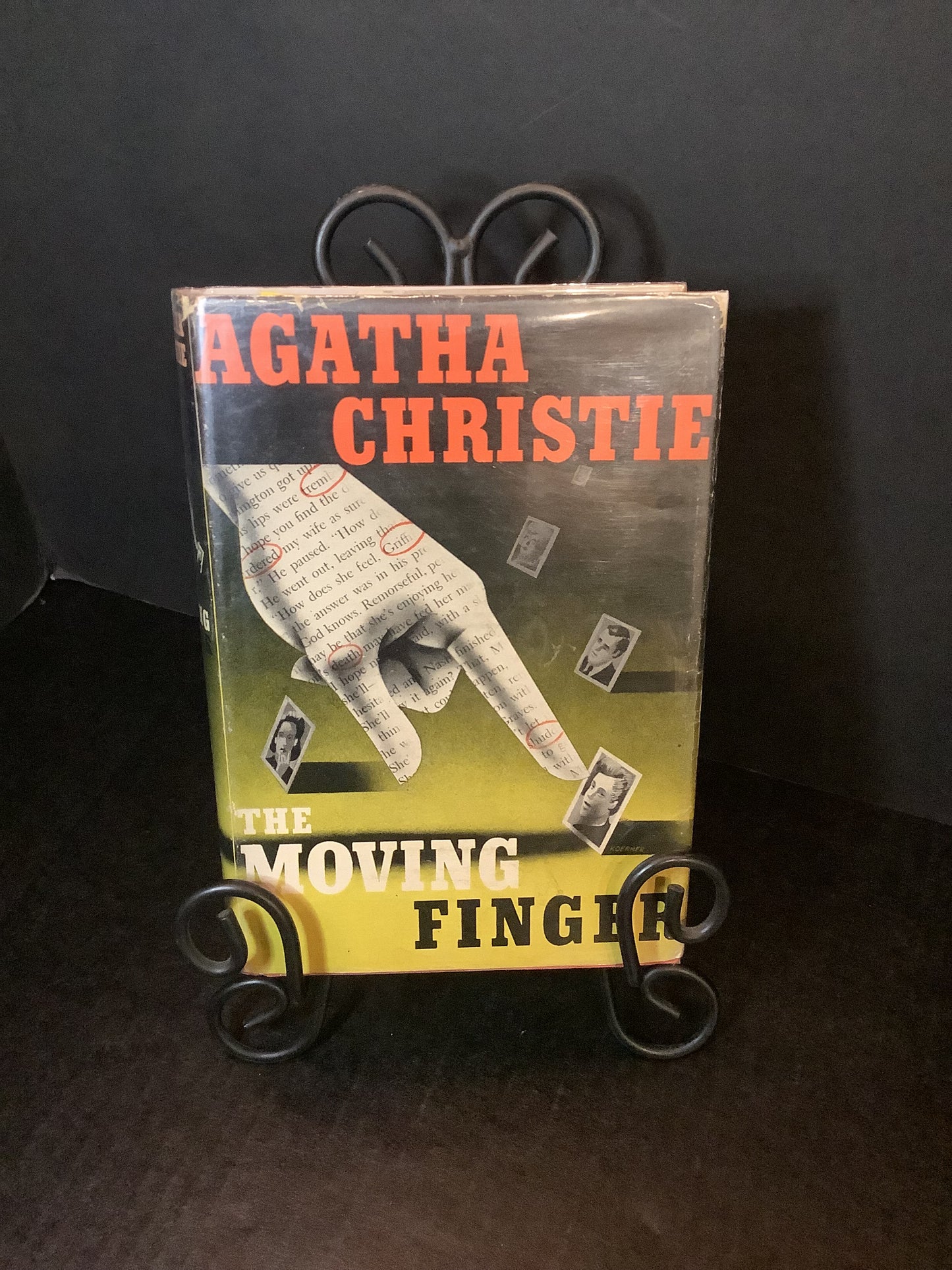 The Moving Finger - Agatha Christie - Reprint - 1942