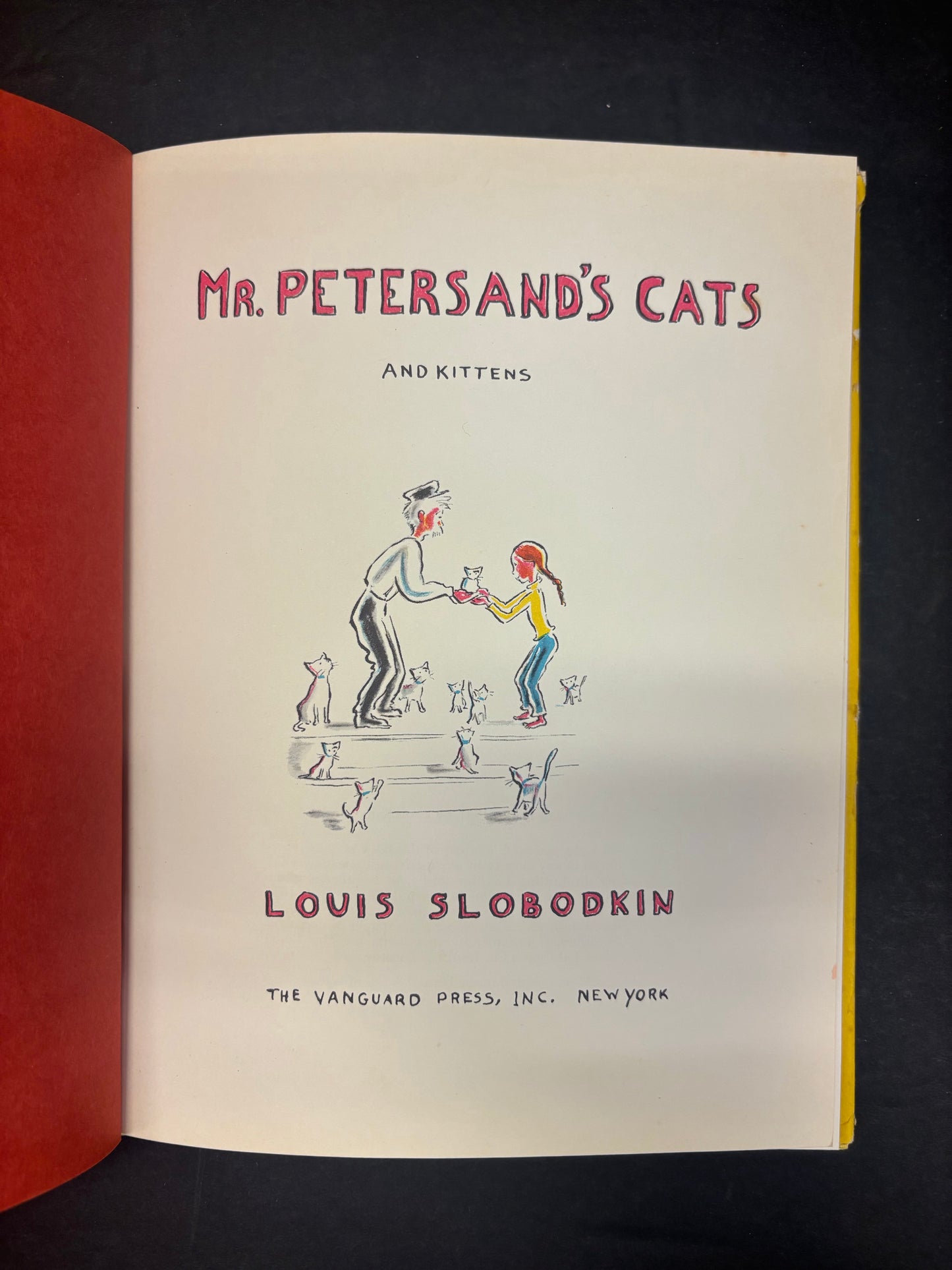Mr. Petersand's Cats (and Kittens) - Louis Slobodkin - Presumed 1st - 1954