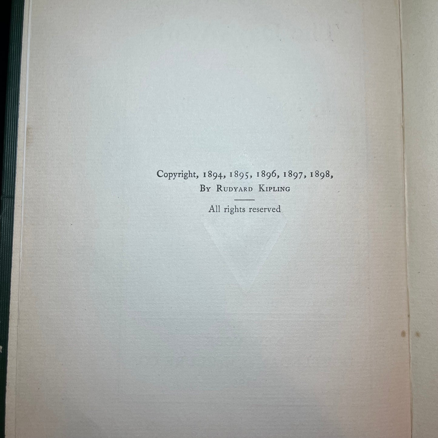 The Days Work - Rudyard Kipling - 1899