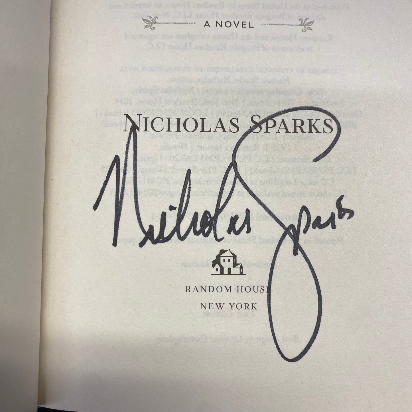 Counting Miracles - Nicholas Sparks - Signed - 1st Edition - 2024