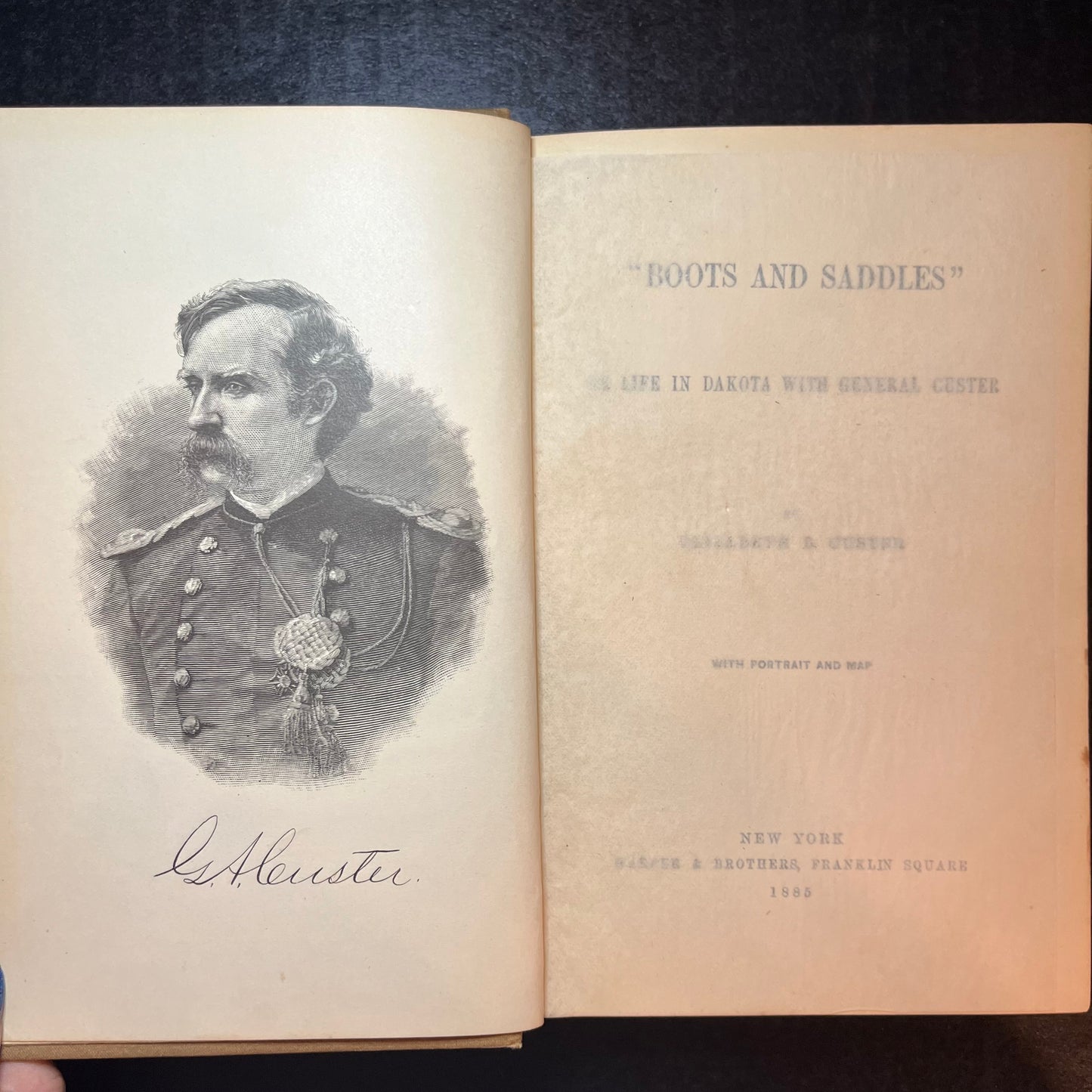 "Boot and Saddles" or Life in Dakota with General Custer - Elizabeth B. Custer - 1st Edition - 1885