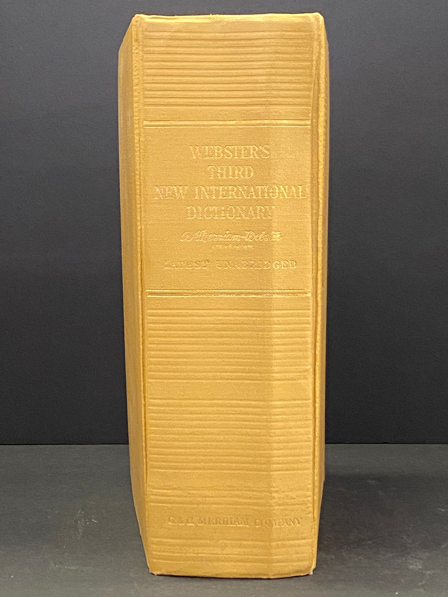Webster's Third New International Dictionary - Merriam-Webster - 1961