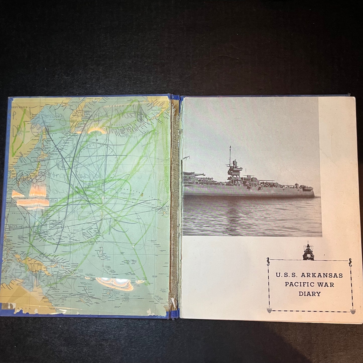 U.S.S. Arkansas Pacific War Diary - James J. Fahey and H.A. Wilson - 1945
