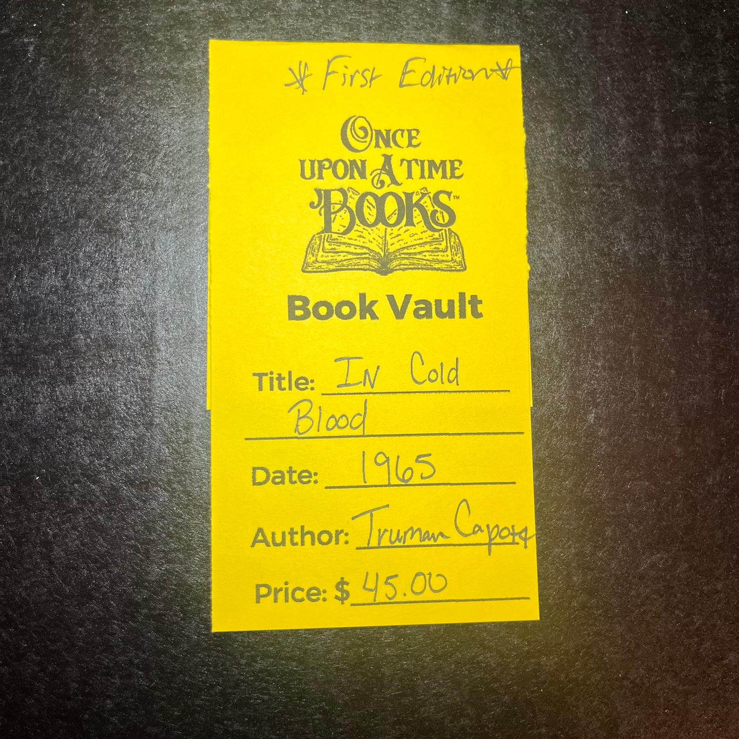 In Cold Blood - Truman Capote - First Edition - 1965