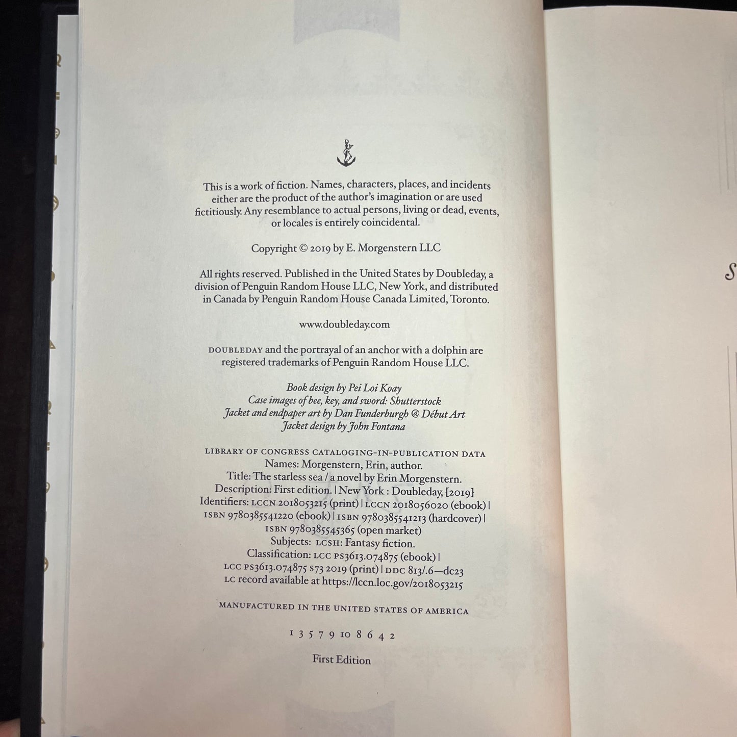 The Starlight Sea - Erin Morgenstern - Signed Copy - 1st Edition - 2018