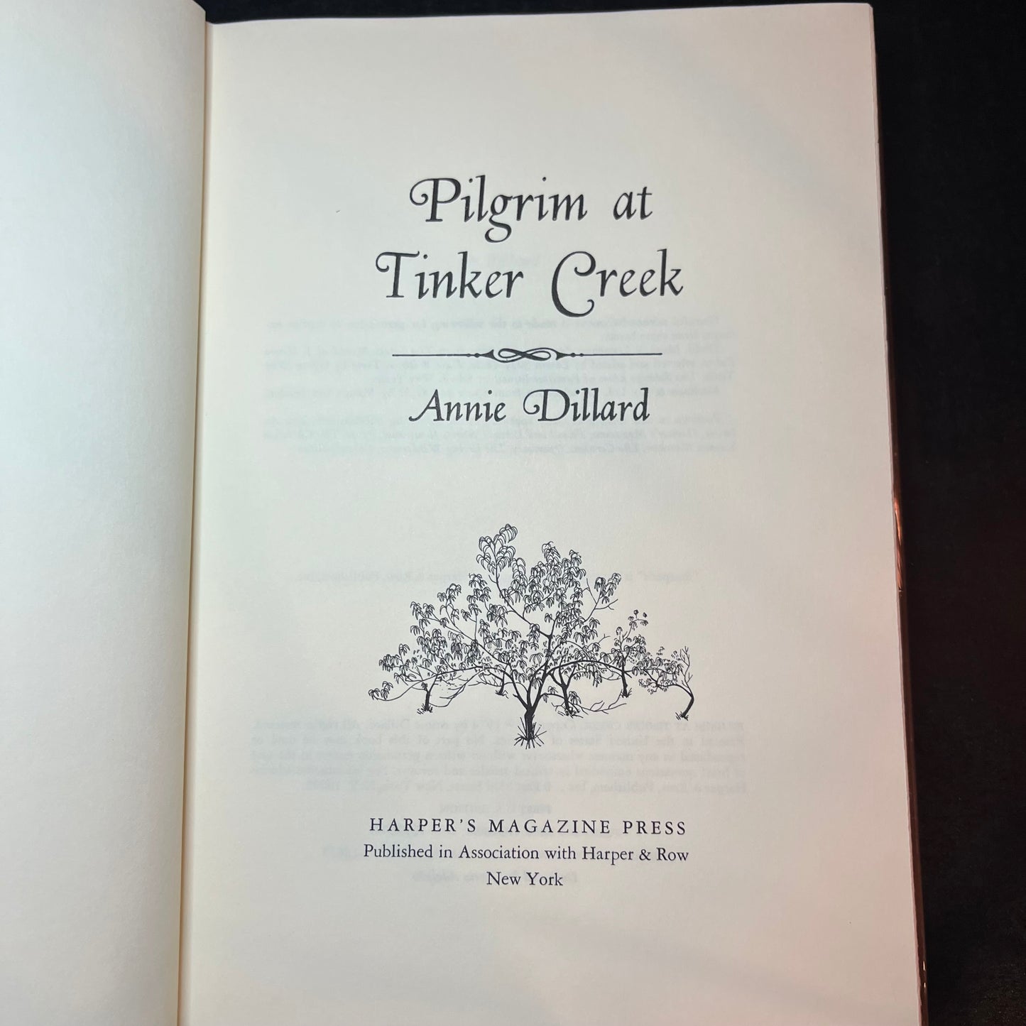 Pilgrim at Tinker Creek - Annie Dillard - 1st Edition - 1974