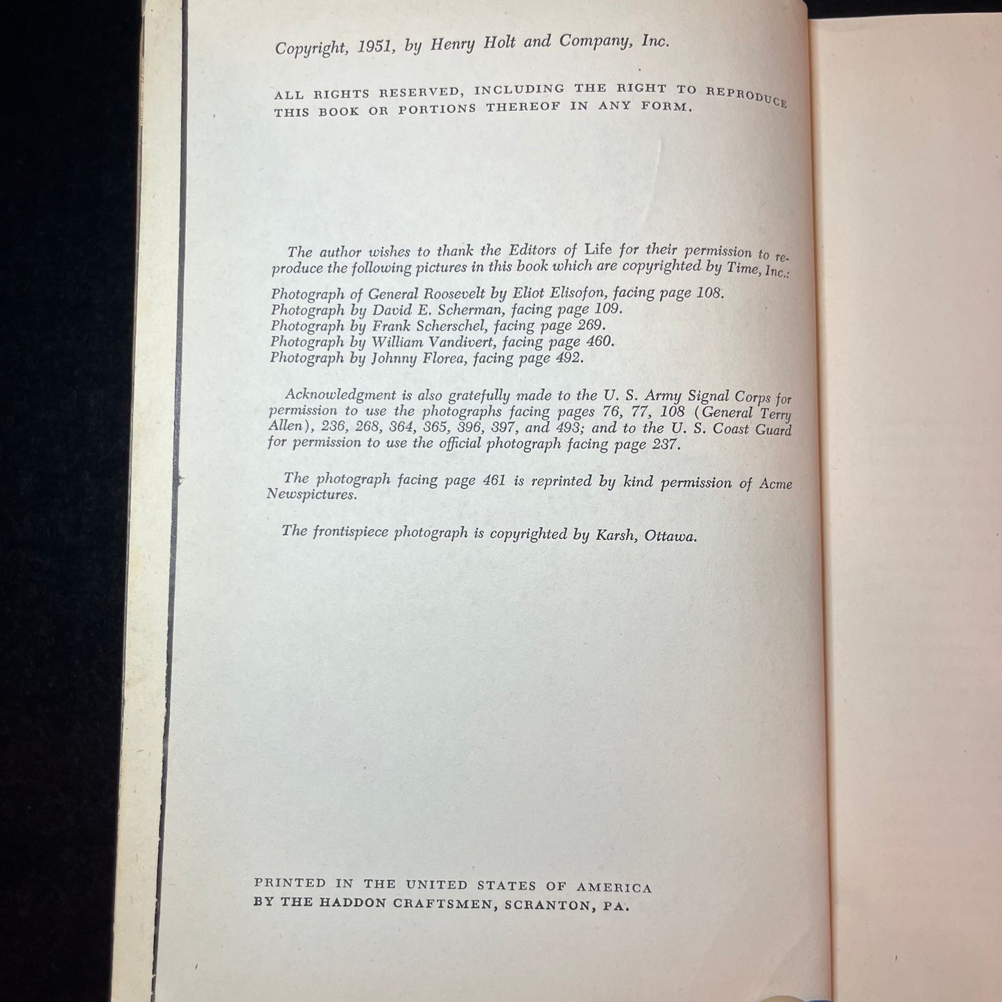 A Soldier's Story - Omar N. Bradley - Signed Copy - 1951
