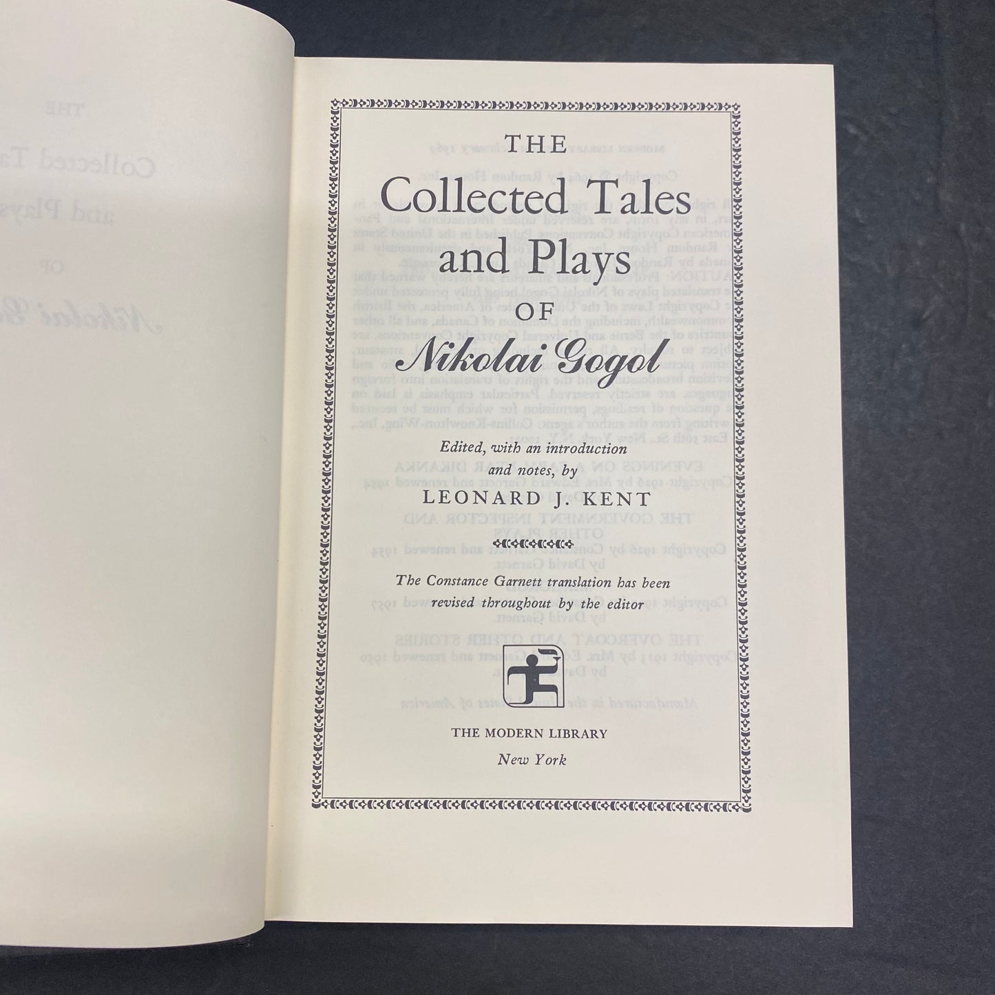 The Collected Tales and Plays of Nikolai Gogol - Nikolai Gogol - Scarce - 1969