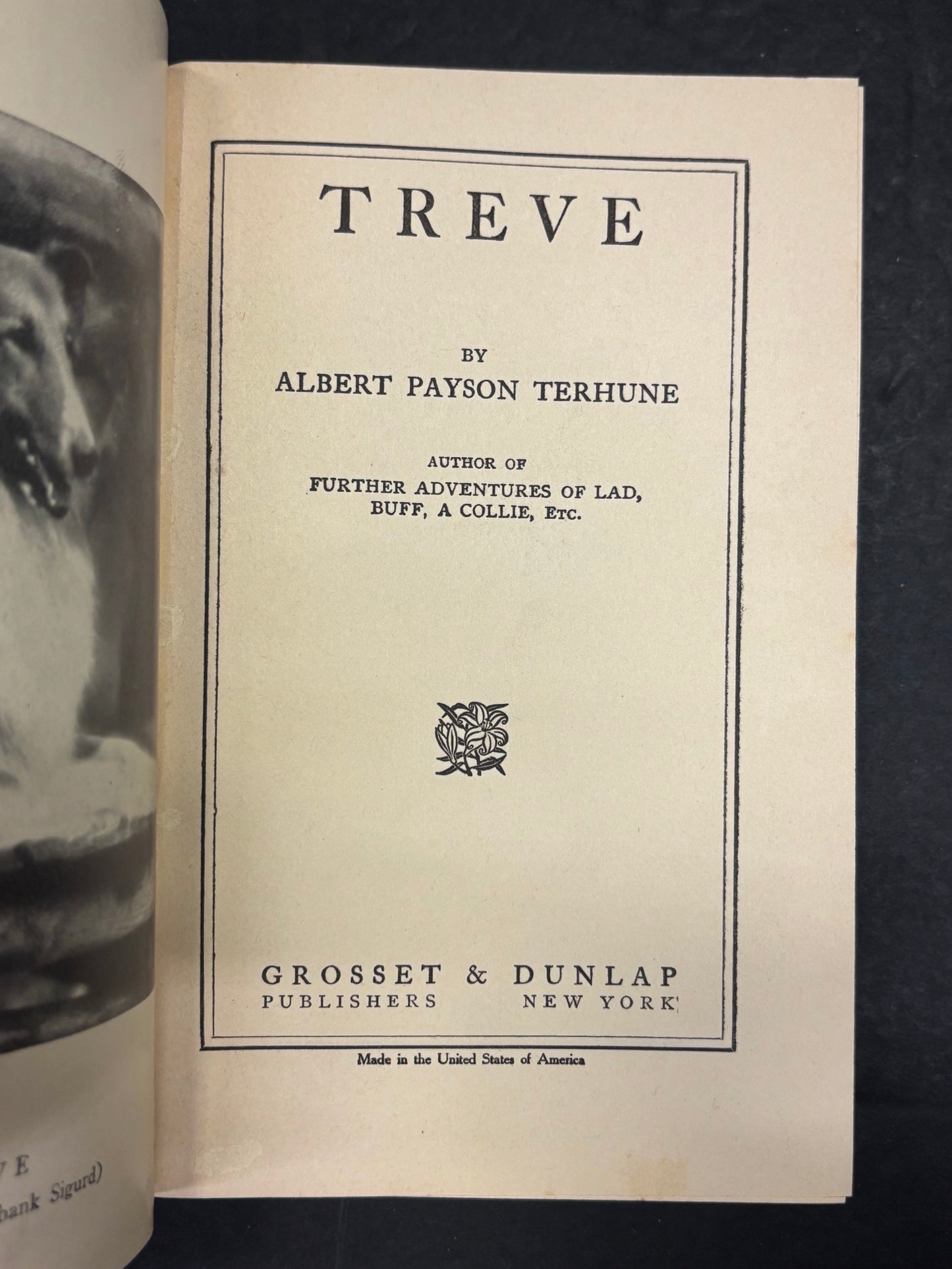 Treve - Albert Payson Terhune - 1924