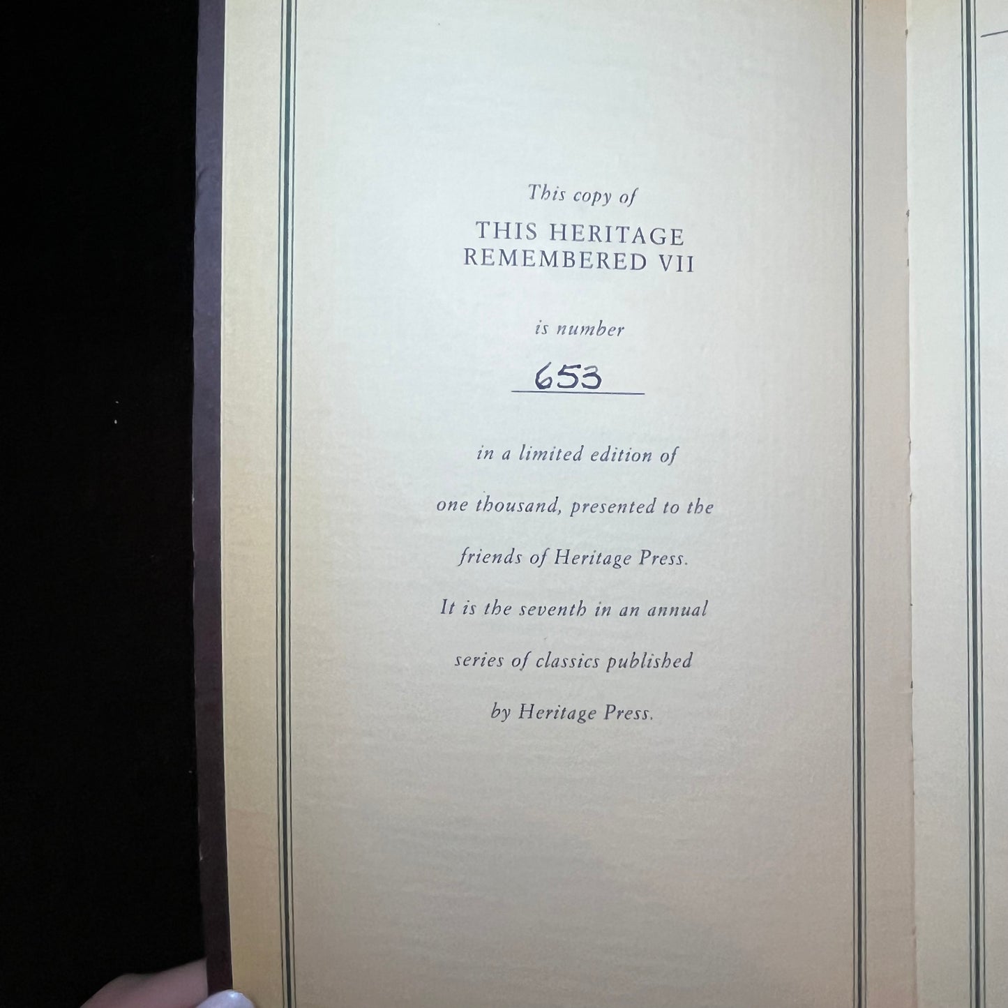 Yeats A Selection of Poems - W.B. Yeats - Heritage Press Limited Edition #653 - 1995