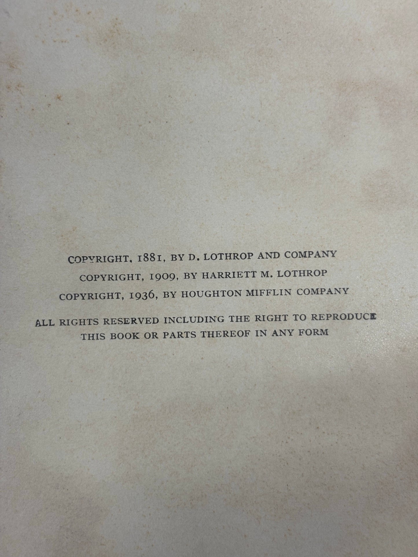 Five Little Peppers and How They Grew - Margaret Sidney - 1st Thus - 1936