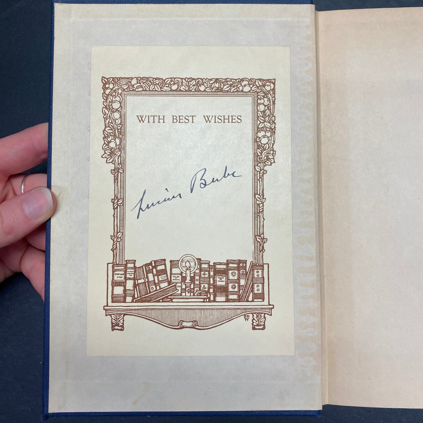 Snoot If You Must - Lucius Beebe - Signed - 1943