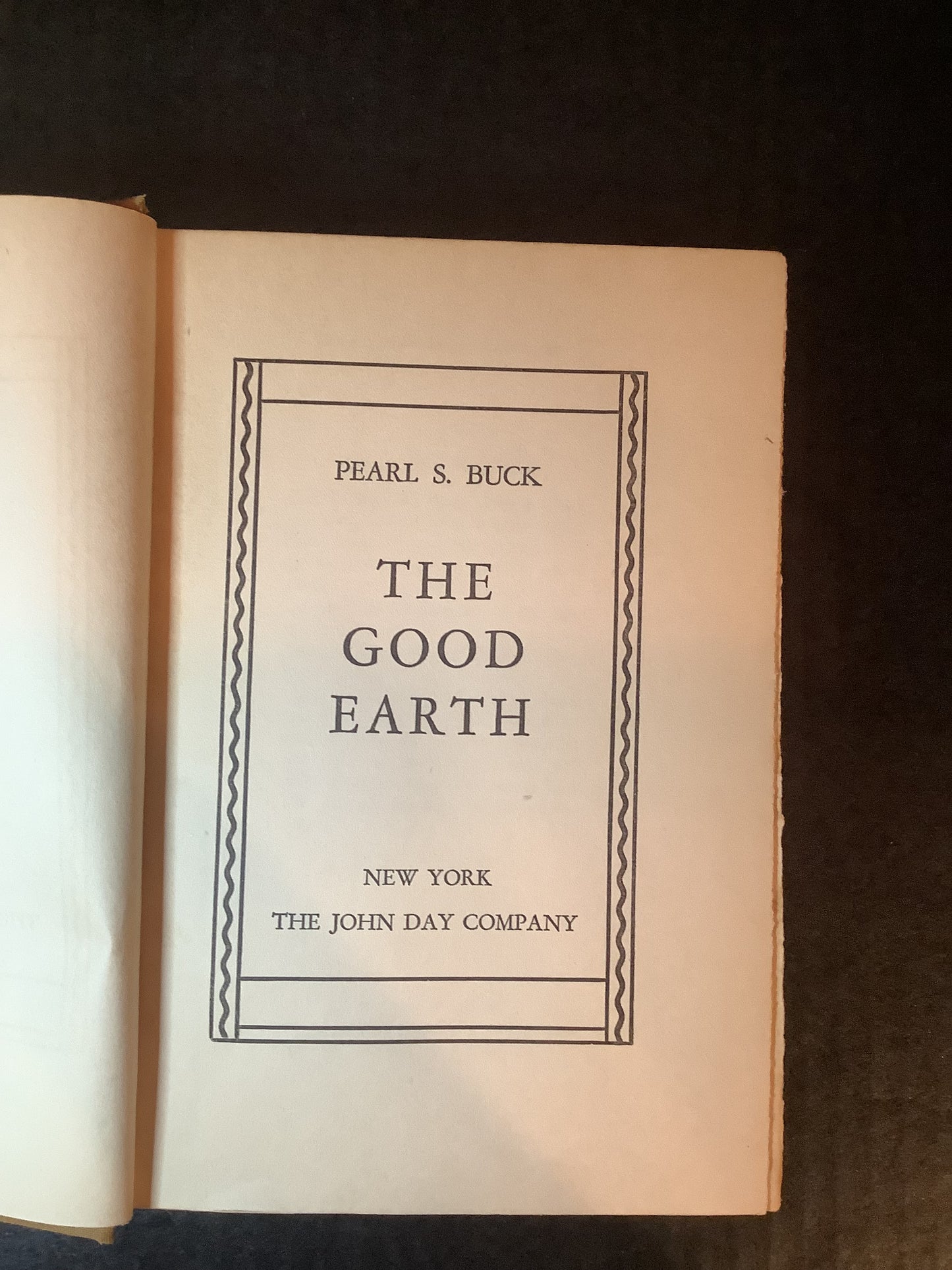 The Good Earth - Pearl S. Buck - 1st Edition - 1931