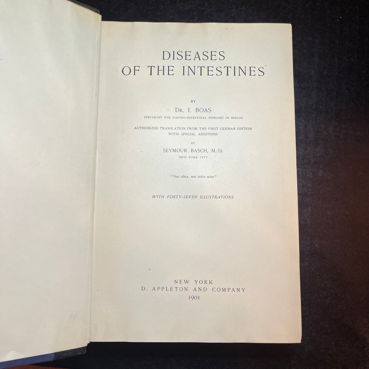 Diseases of the Intestines - Dr. I. Boas- 1901