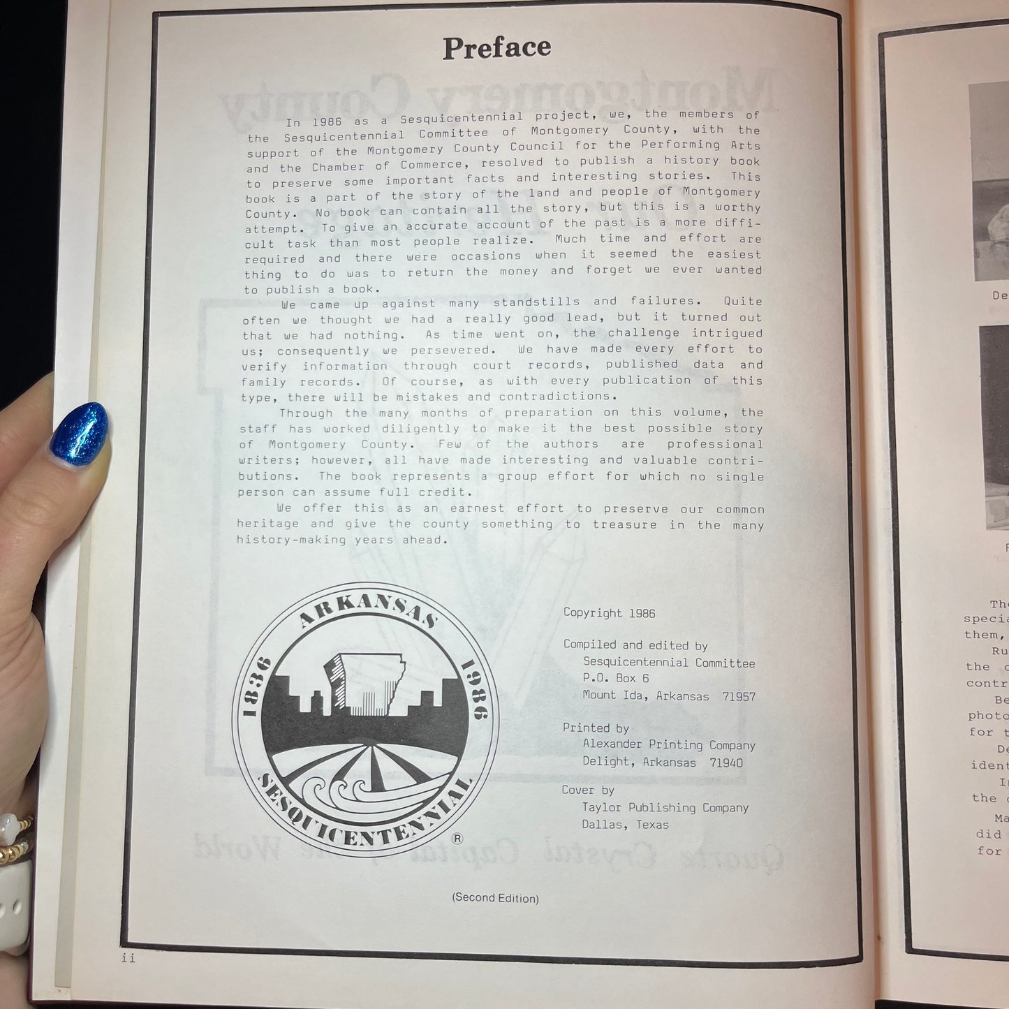 Montgomery County: Our Heritage - Debbie Baldwin and Betty Price (ed.) - 1986