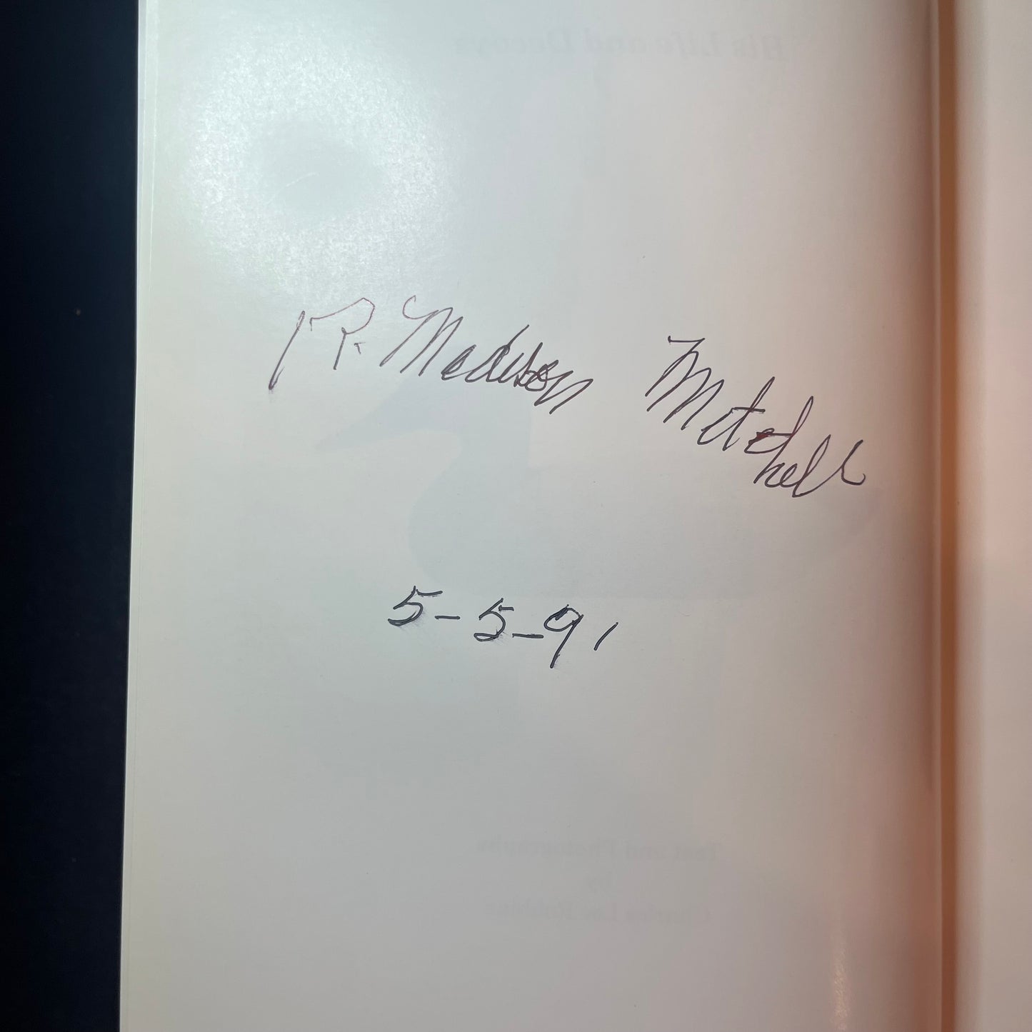 R. Madison Mitchell His Life and Decoys - Charles Lee Robbins - Signed Copy - 1987