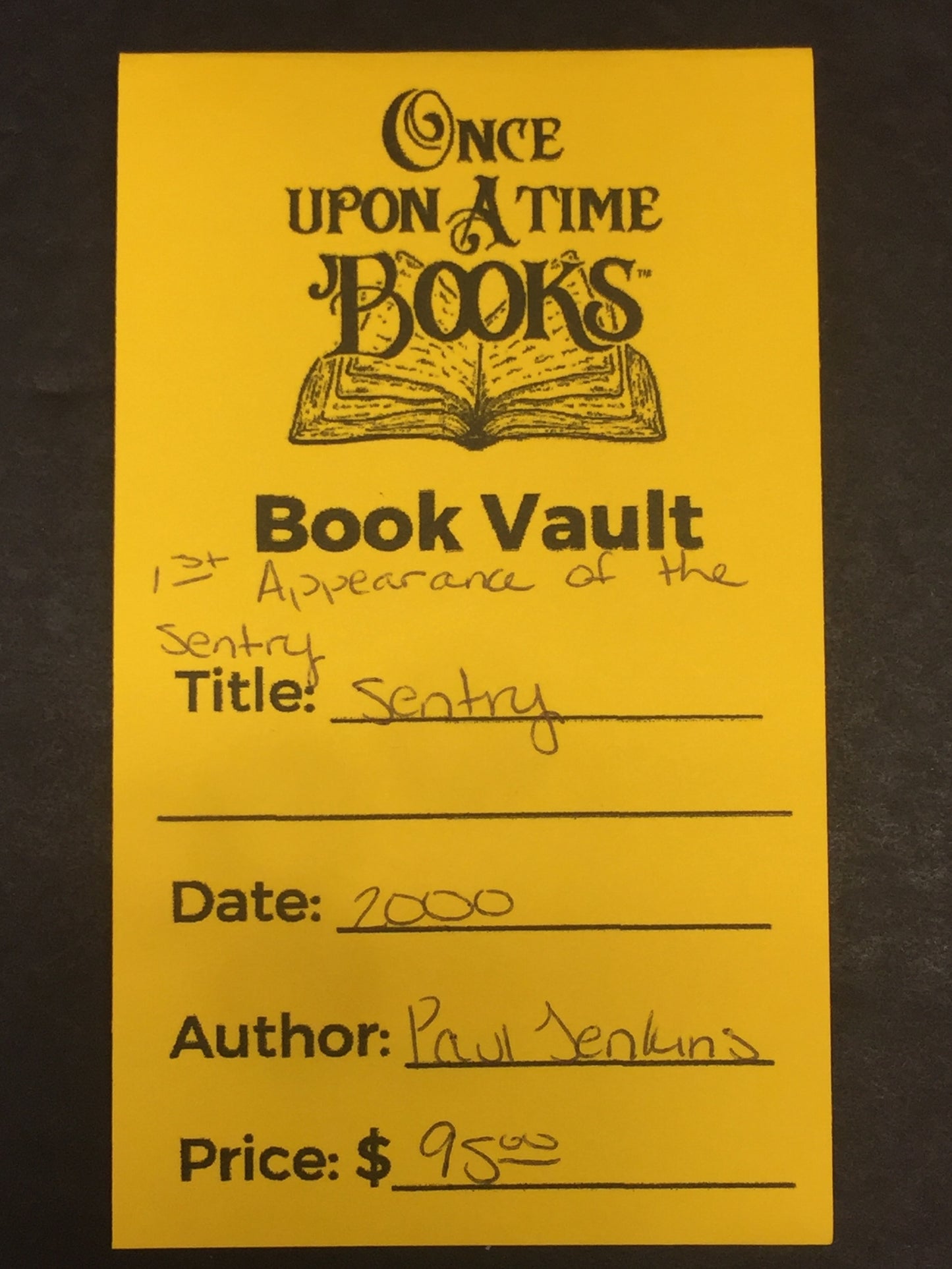 Sentry - Paul Jenkins - 1st Appearance of Sentry - 2000