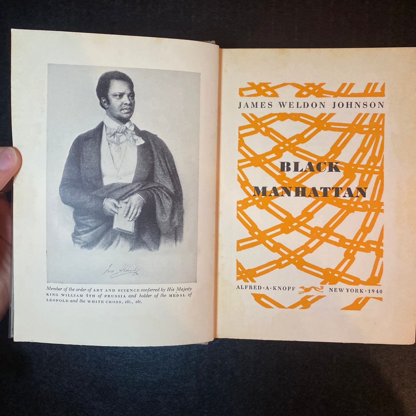 Black Manhattan - James Weldon Johnson - 3rd Print - 1940
