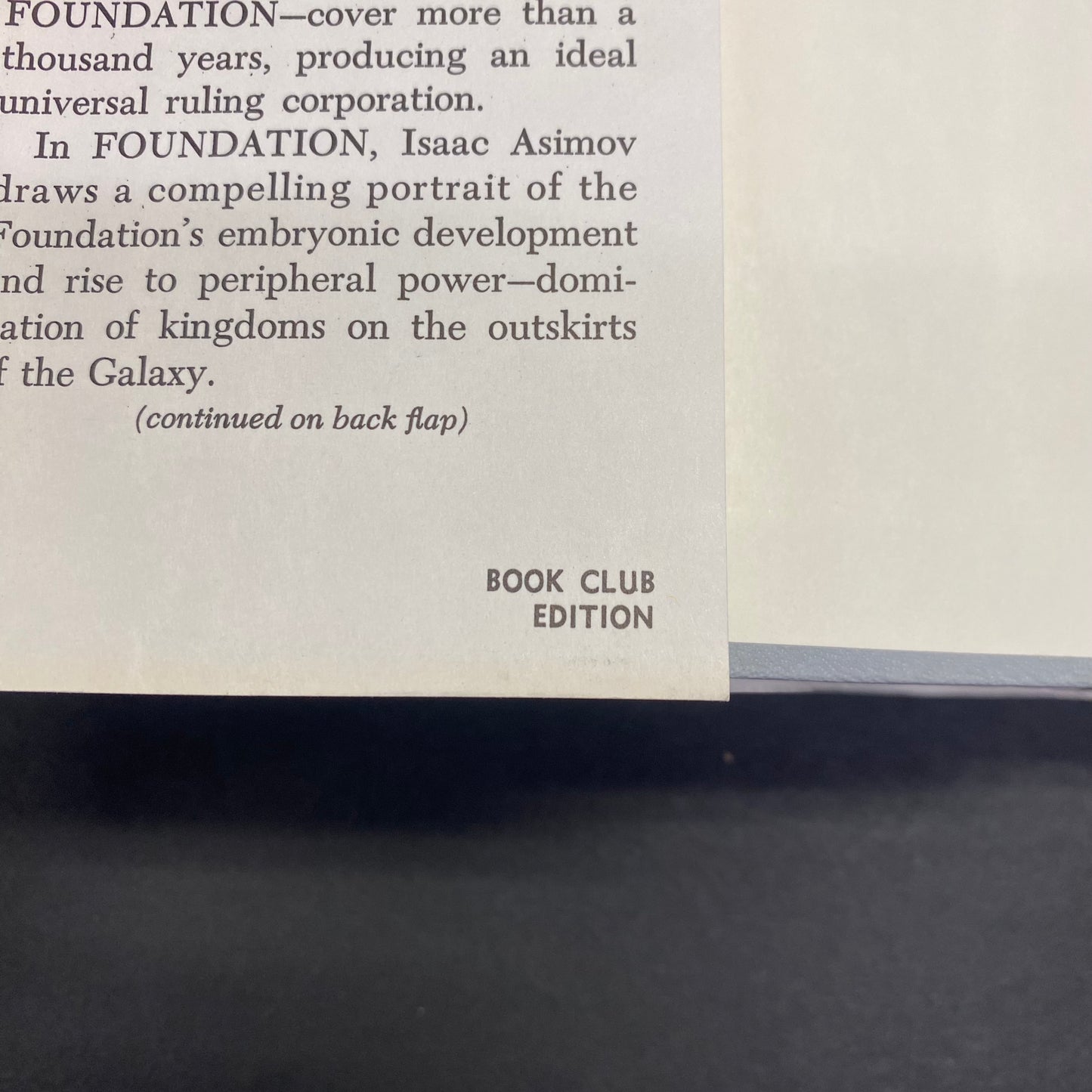The Foundation Trilogy - Isaac Asimov - Book Club Edition - Early Edition - 1951