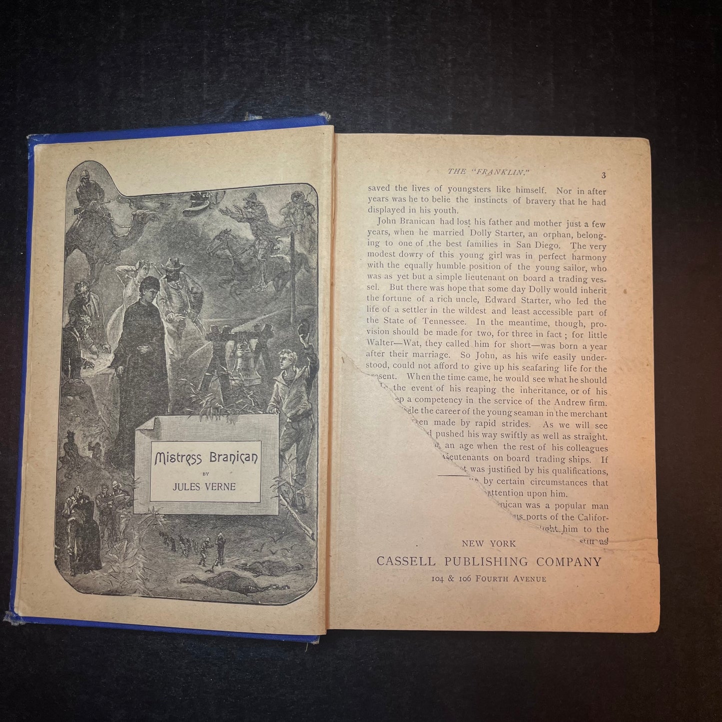 Mistress Branican - Jules Verne - Early U.S. Edition - Circa 1890