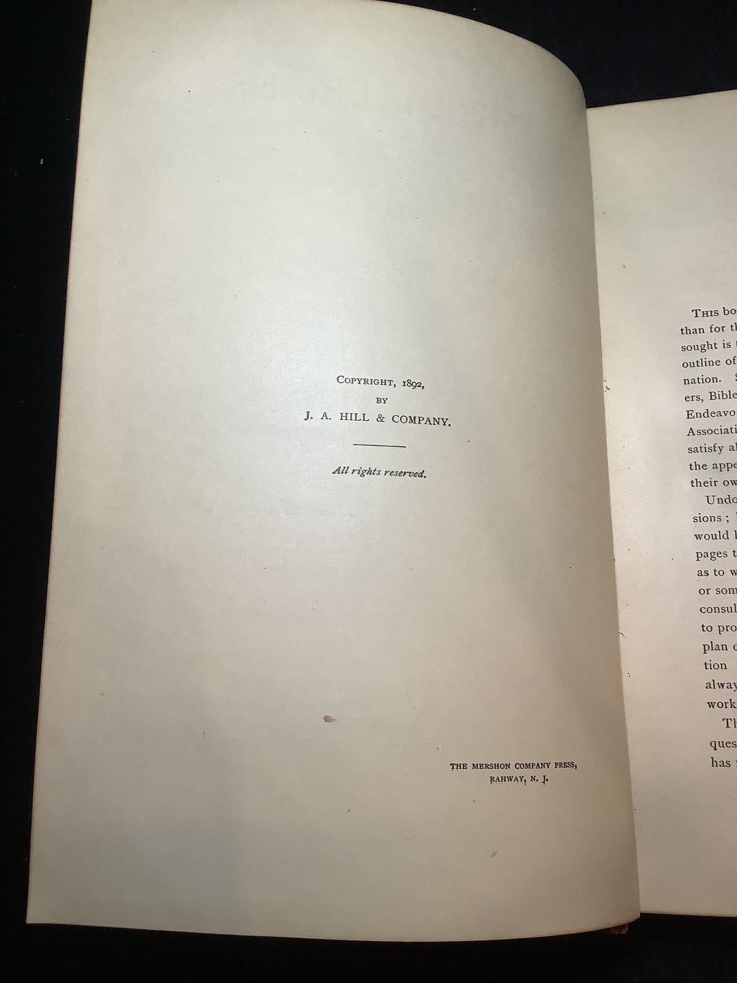 Presbyterians - Rev. Geo P. Hays - 1892