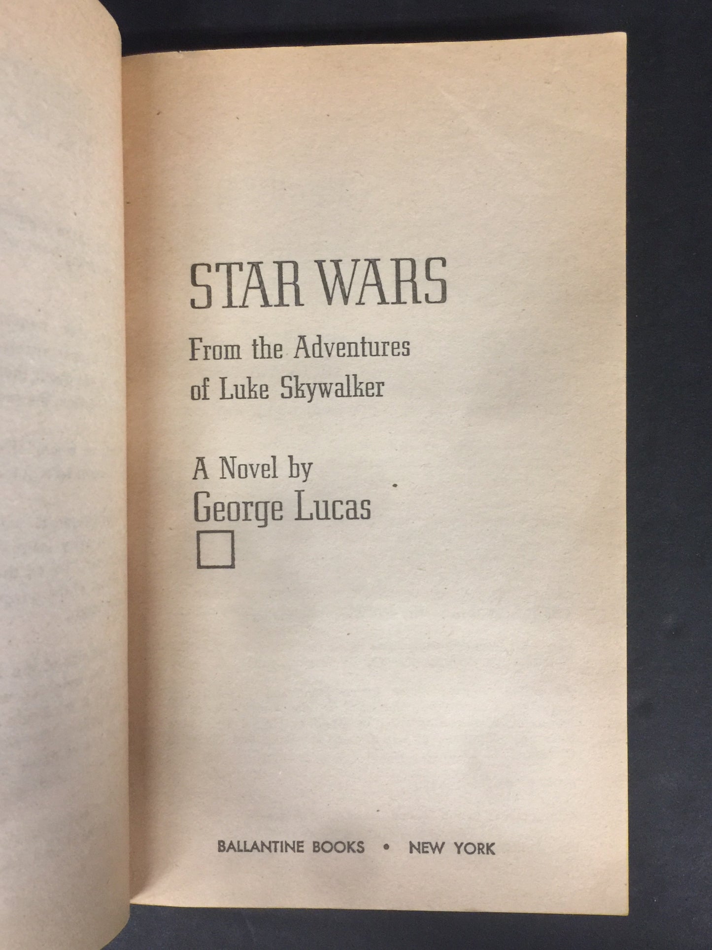 Star Wars - George Lucas - 1st Edition - 1976