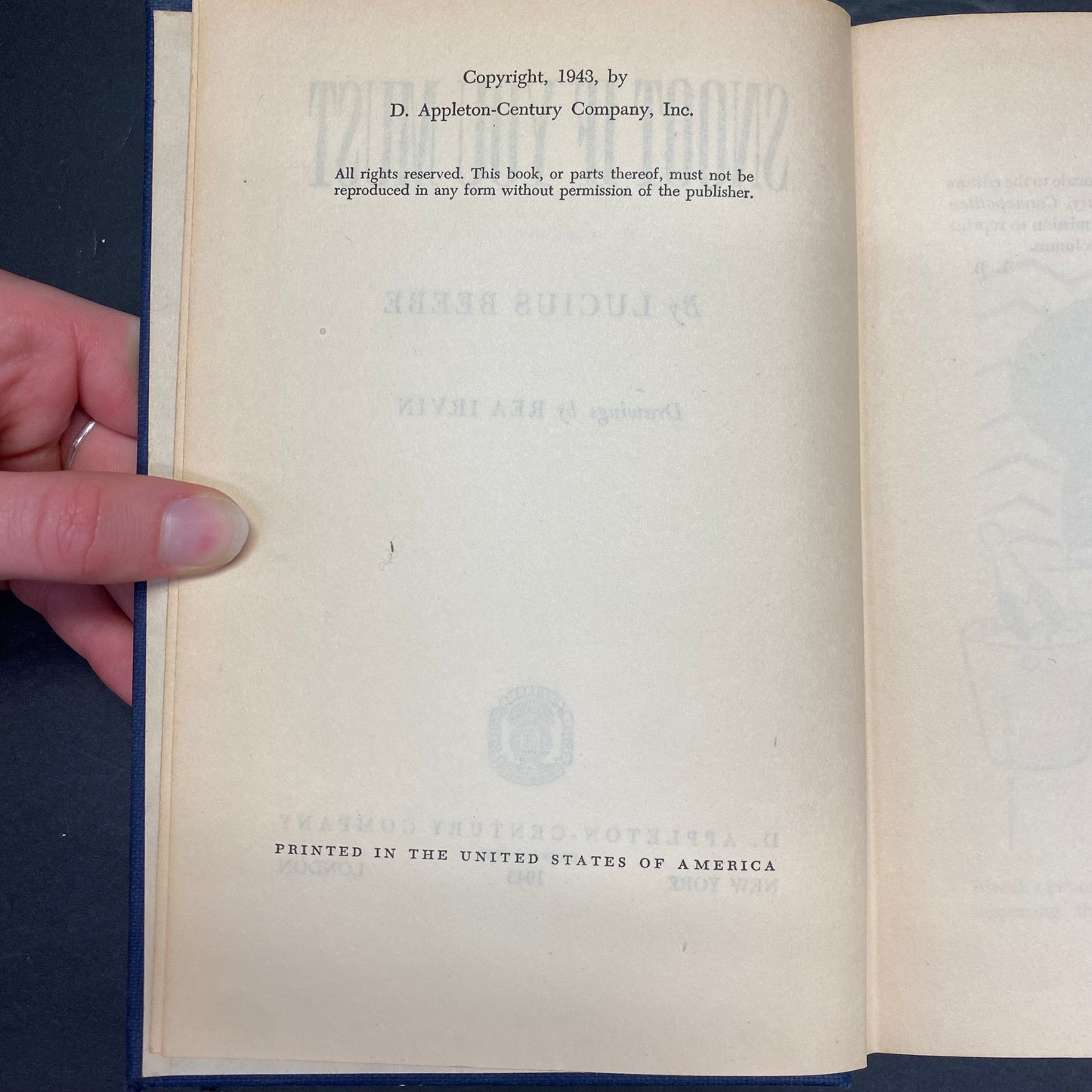 Snoot If You Must - Lucius Beebe - Signed - 1943
